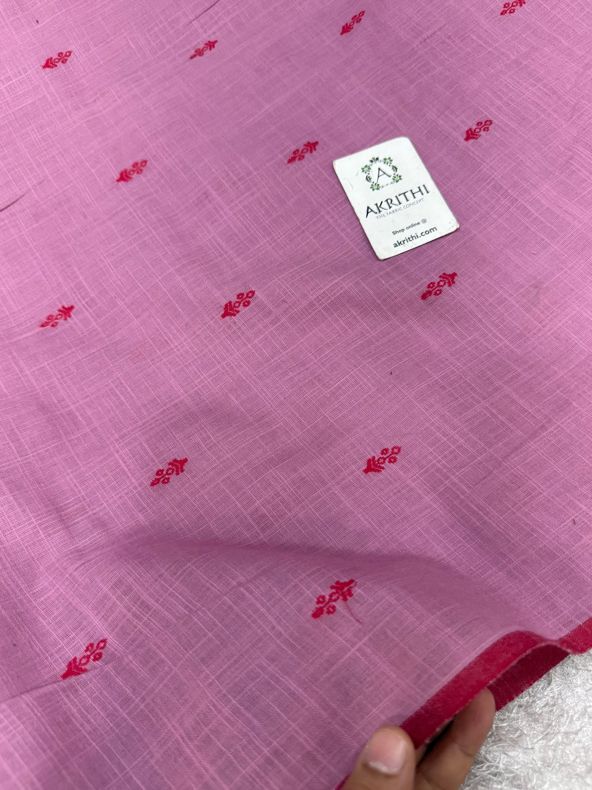 Prewashed pure cotton jacquard fabric