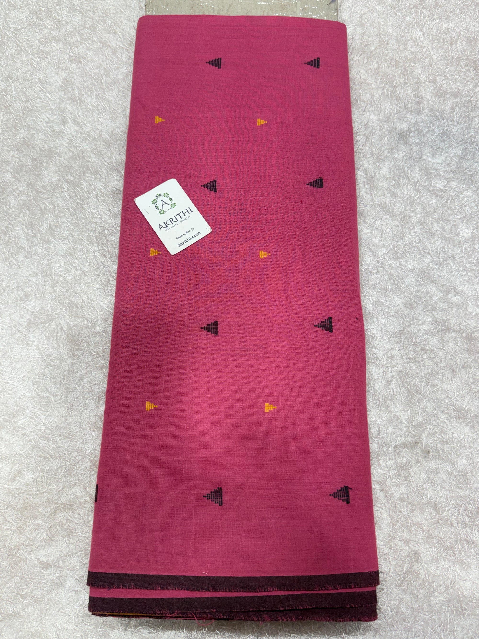 Prewashed pure cotton jacquard fabric