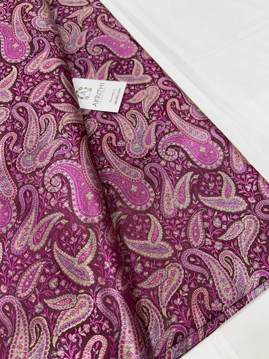 Pure Banarasi brocade fabric