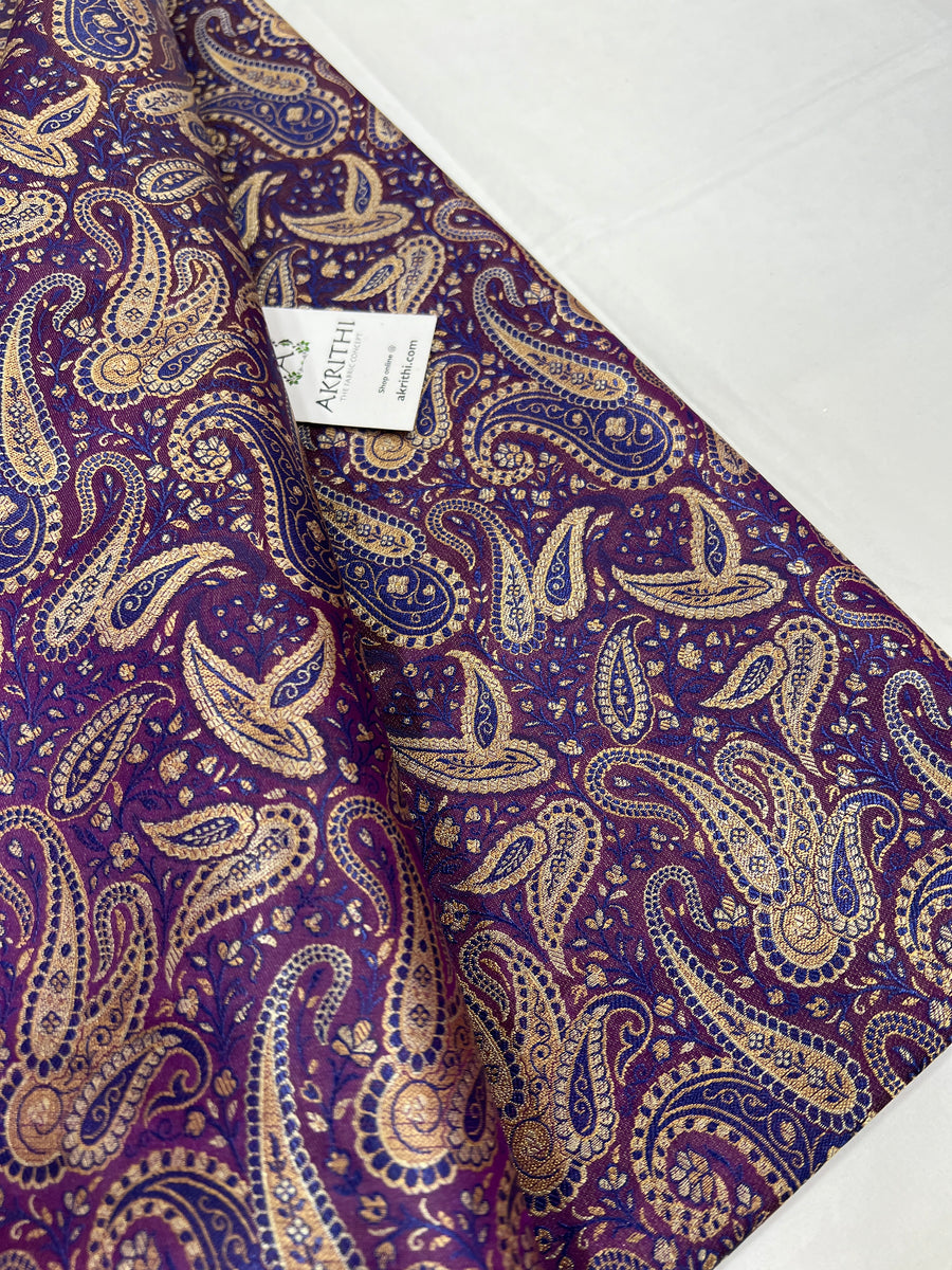 Pure Banarasi brocade fabric