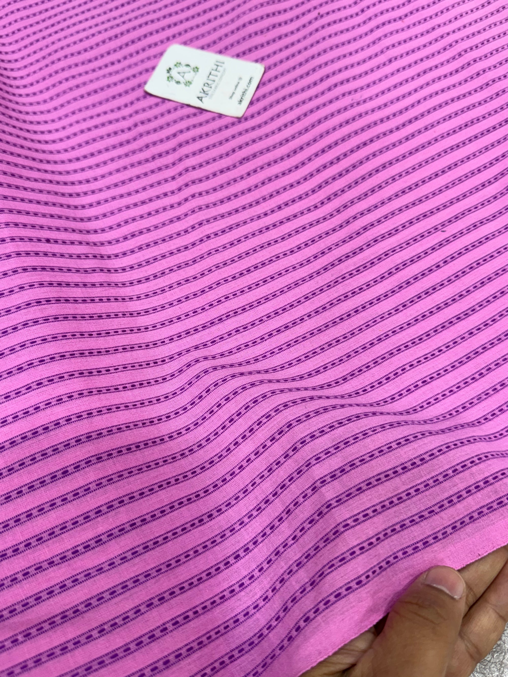 Prewashed pure cotton jacquard fabric