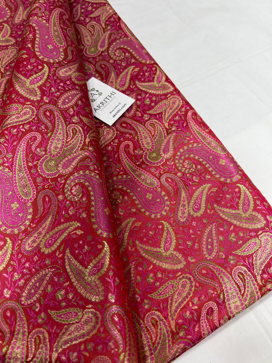 Pure Banarasi brocade fabric