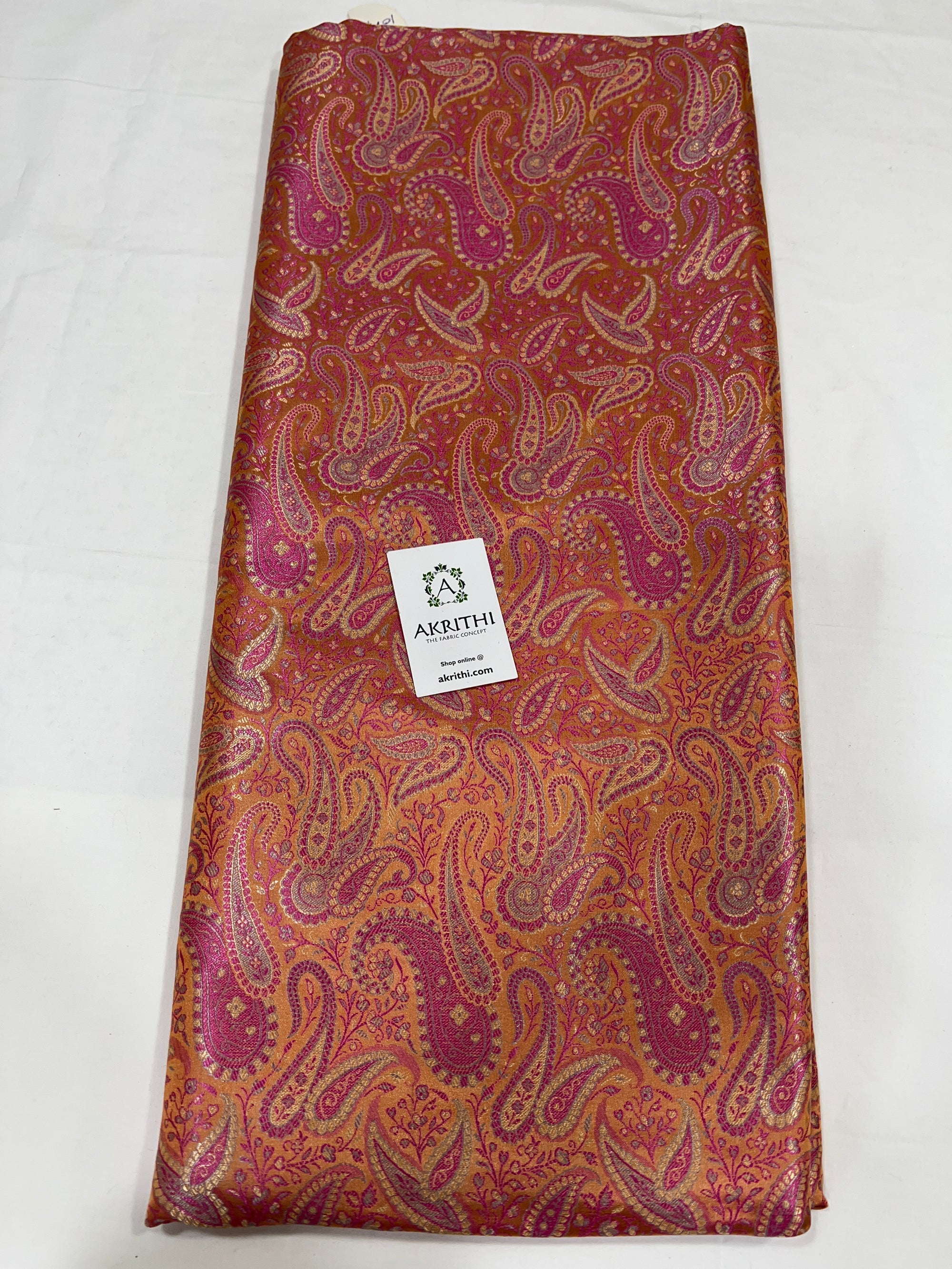 Pure Banarasi brocade fabric