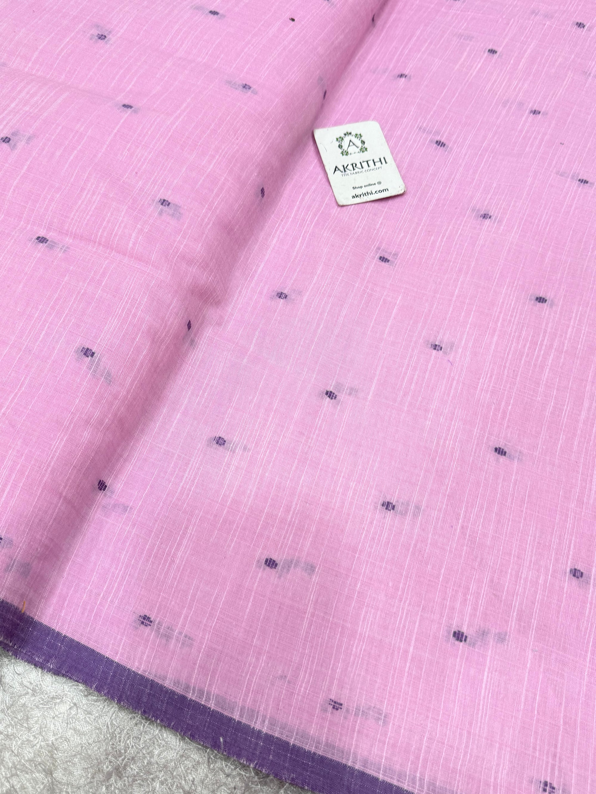 Prewashed pure cotton jacquard fabric