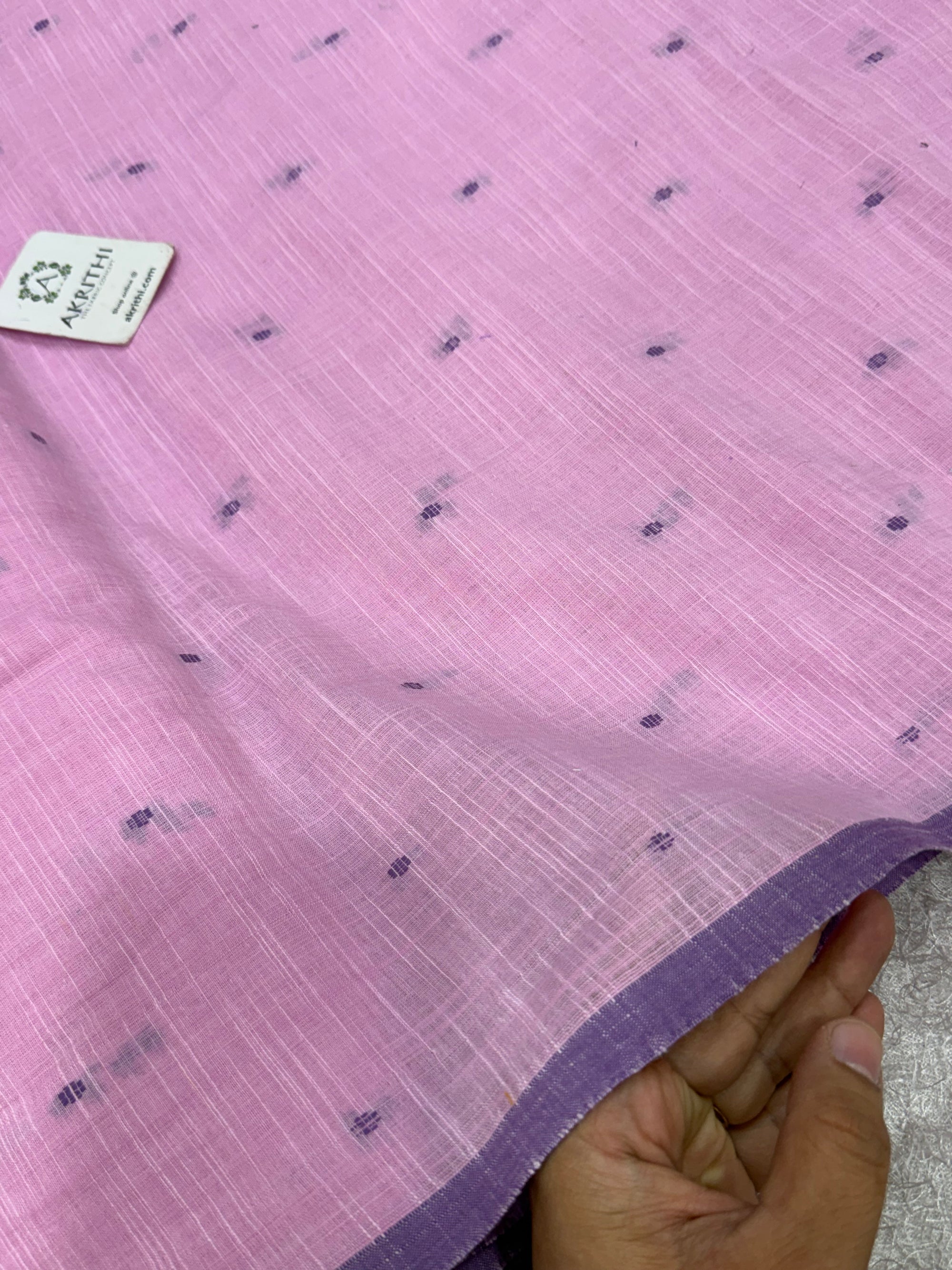 Prewashed pure cotton jacquard fabric