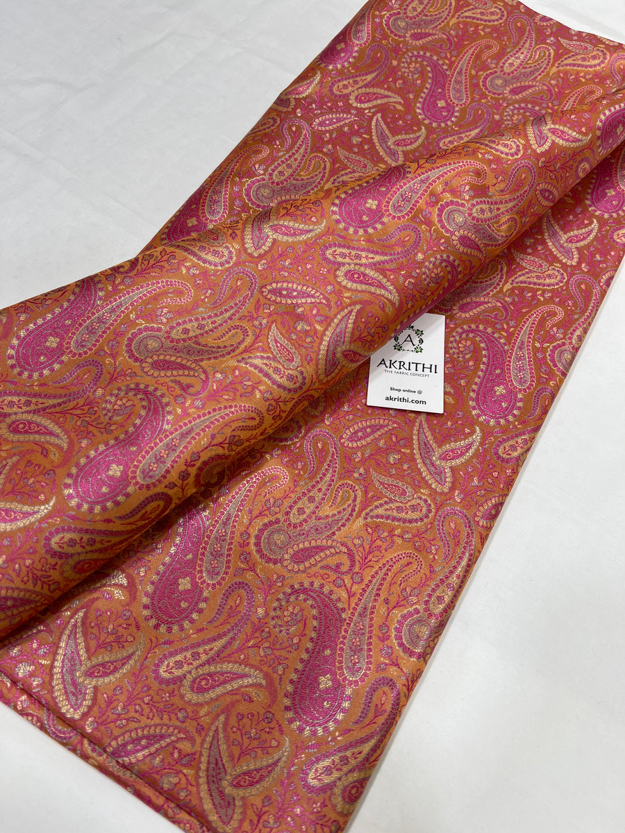 Pure Banarasi brocade fabric