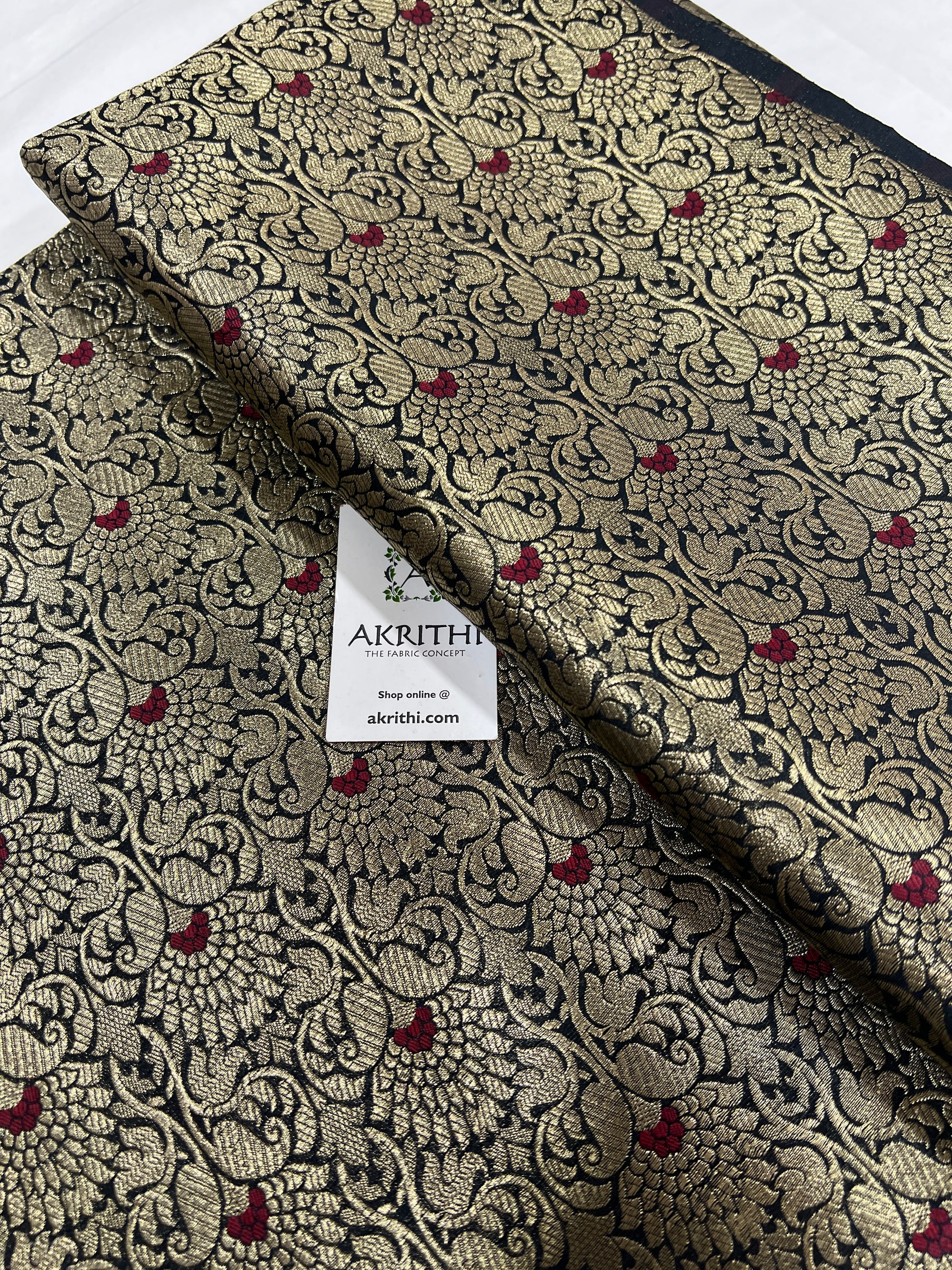 Pure Banarasi brocade fabric