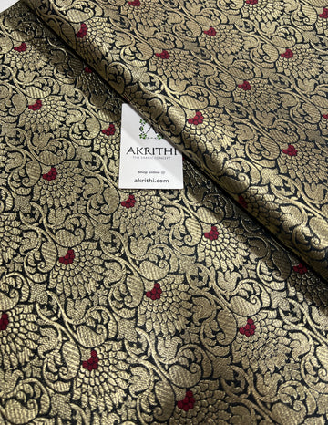 Pure Banarasi brocade fabric