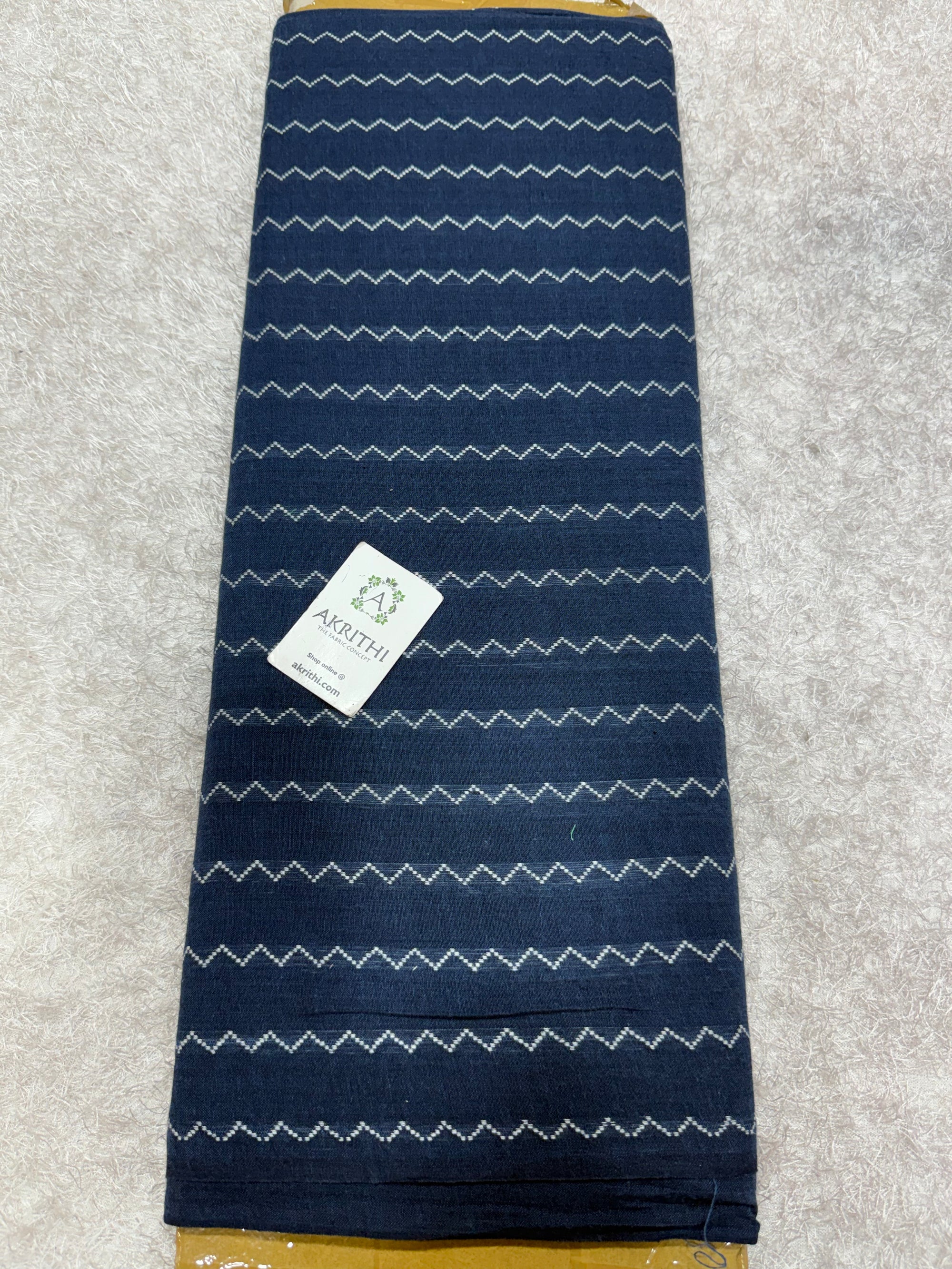 Prewashed pure cotton jacquard fabric