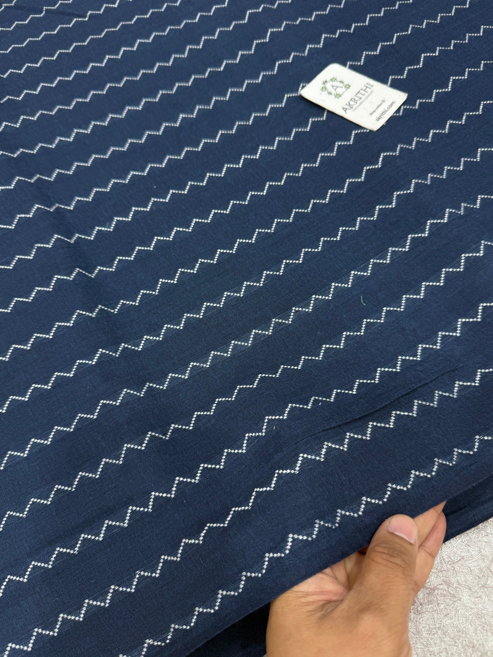 Prewashed pure cotton jacquard fabric