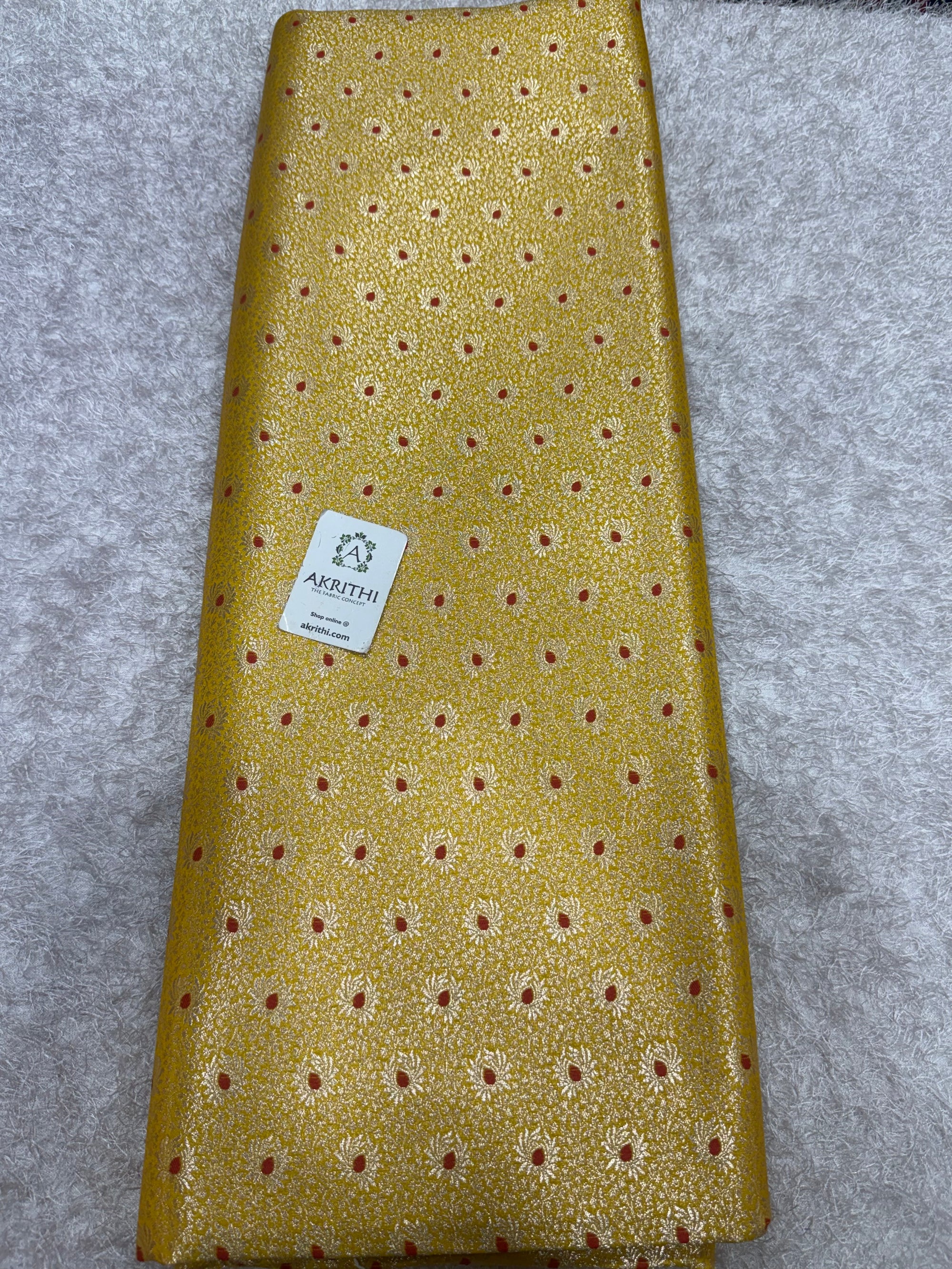 Pure Banarasi brocade fabric