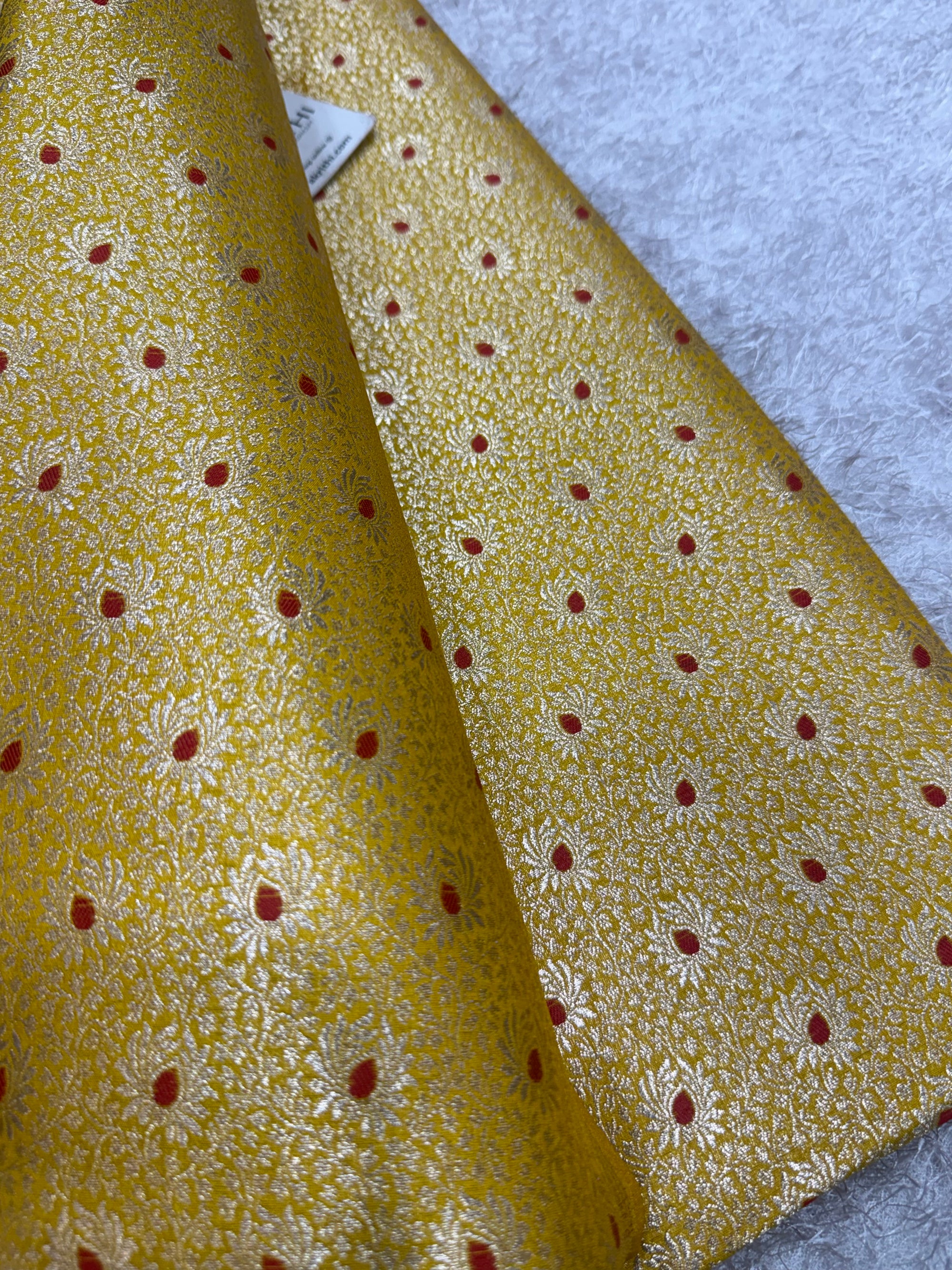 Pure Banarasi brocade fabric