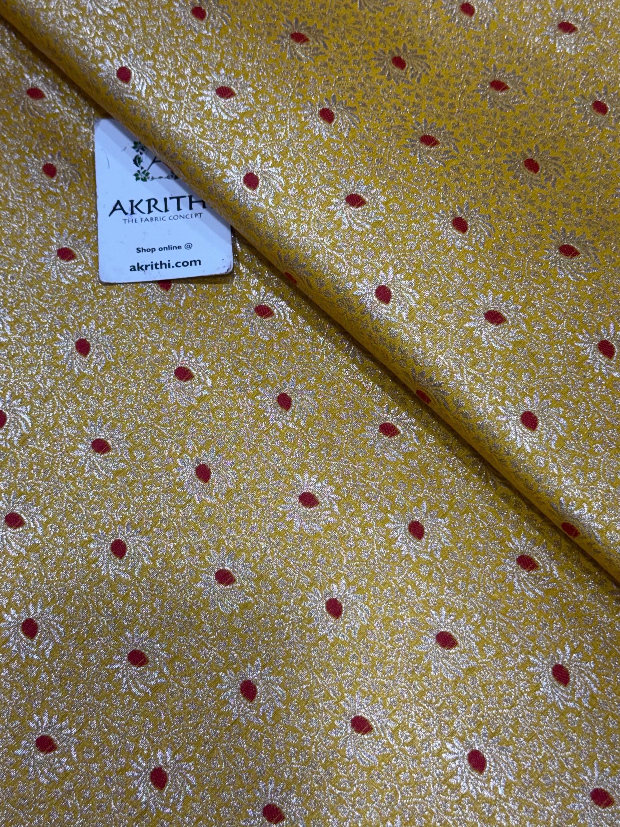 Pure Banarasi brocade fabric