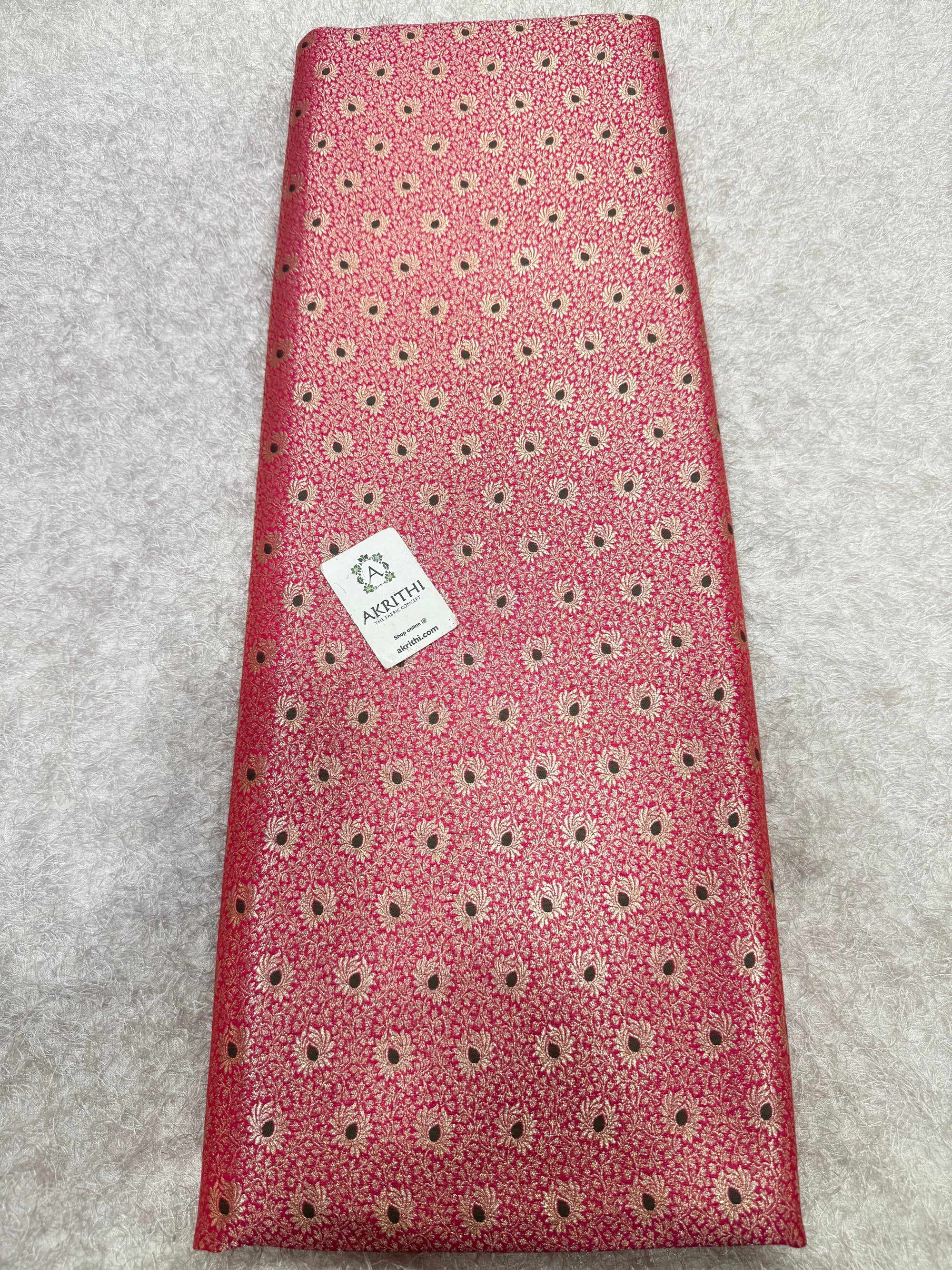 Pure Banarasi brocade fabric