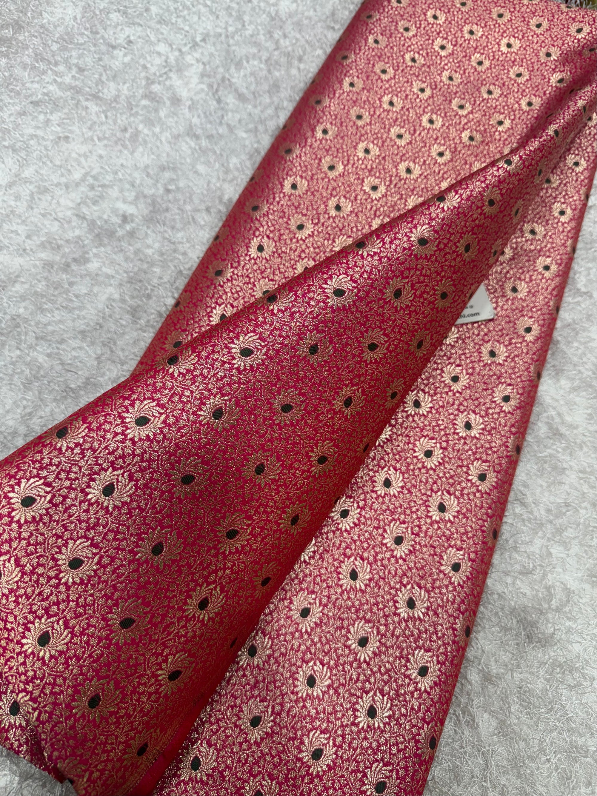 Pure Banarasi brocade fabric