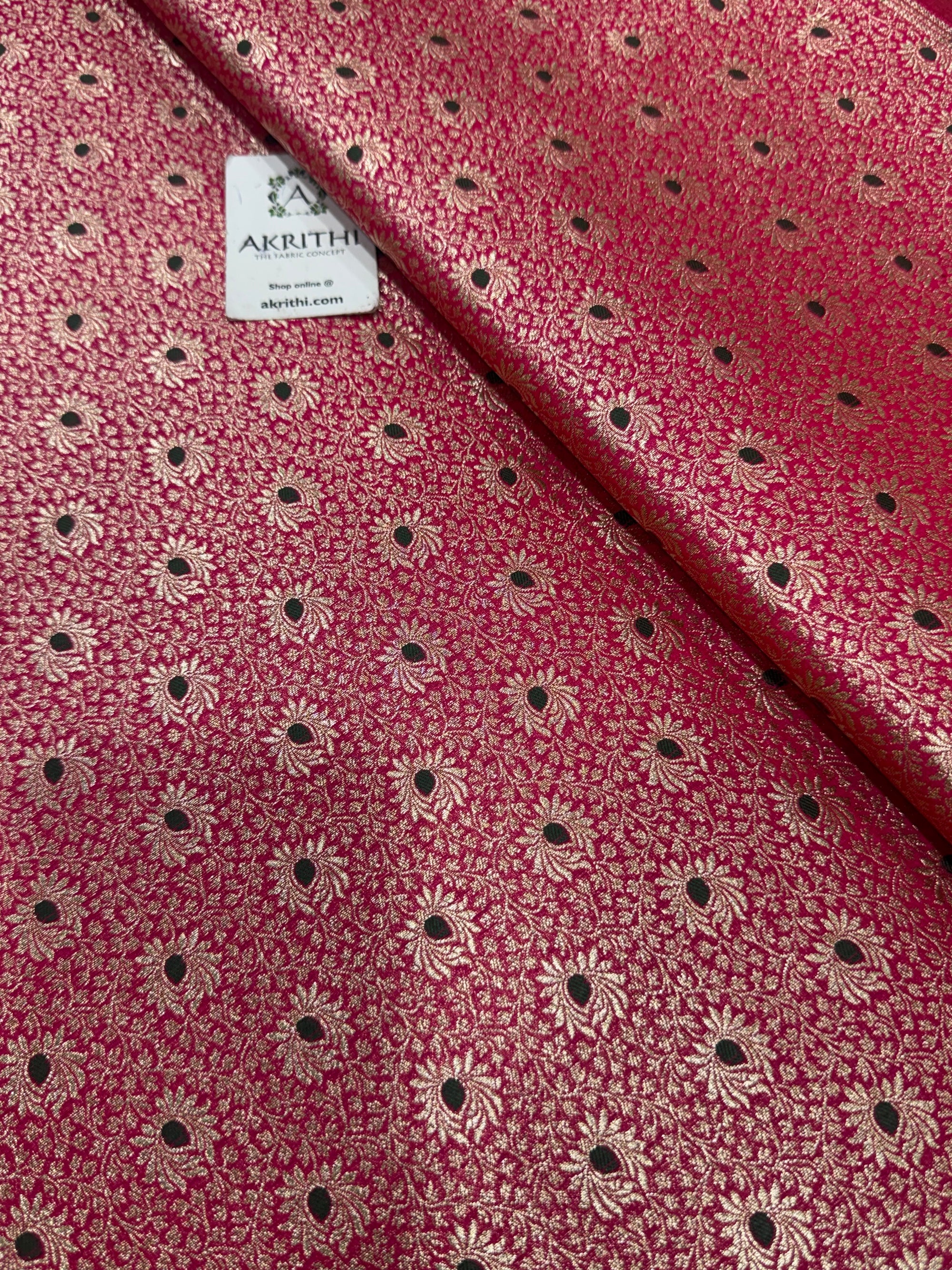 Pure Banarasi brocade fabric