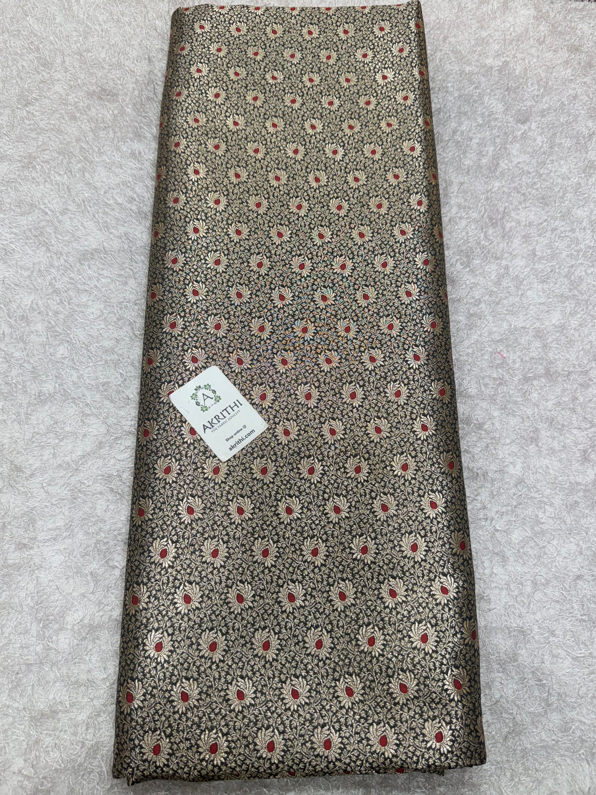 Pure Banarasi brocade fabric