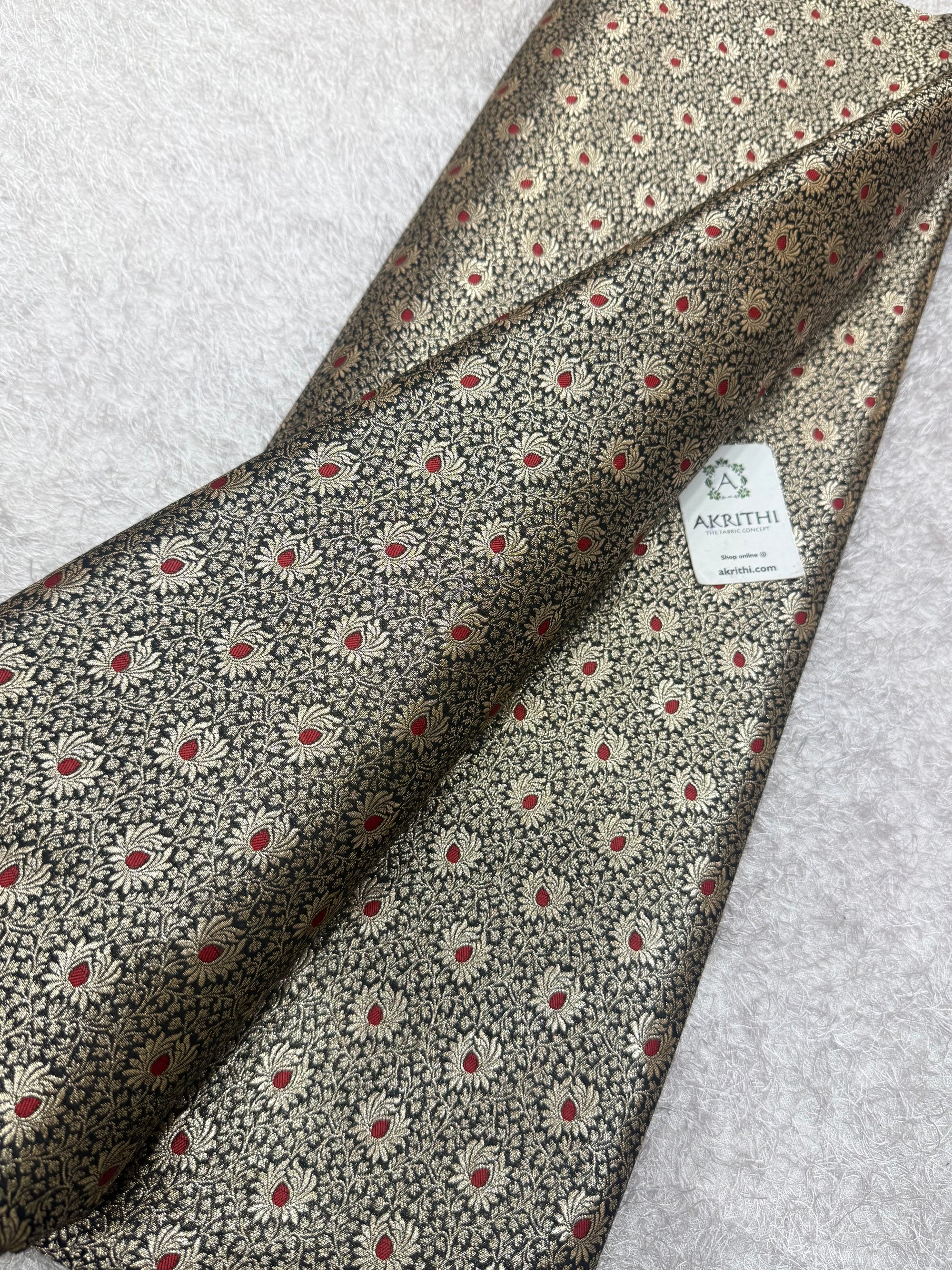 Pure Banarasi brocade fabric