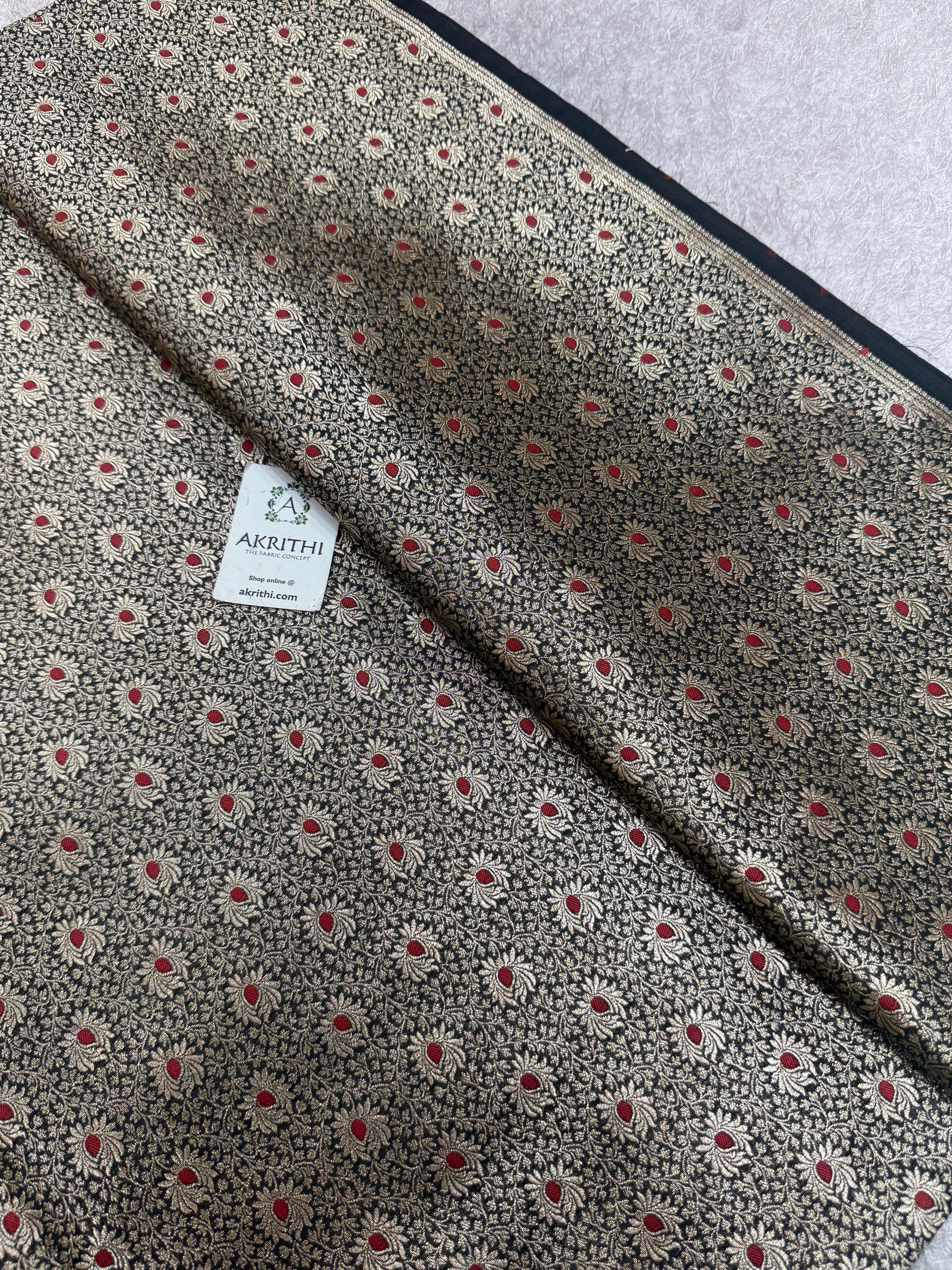 Pure Banarasi brocade fabric