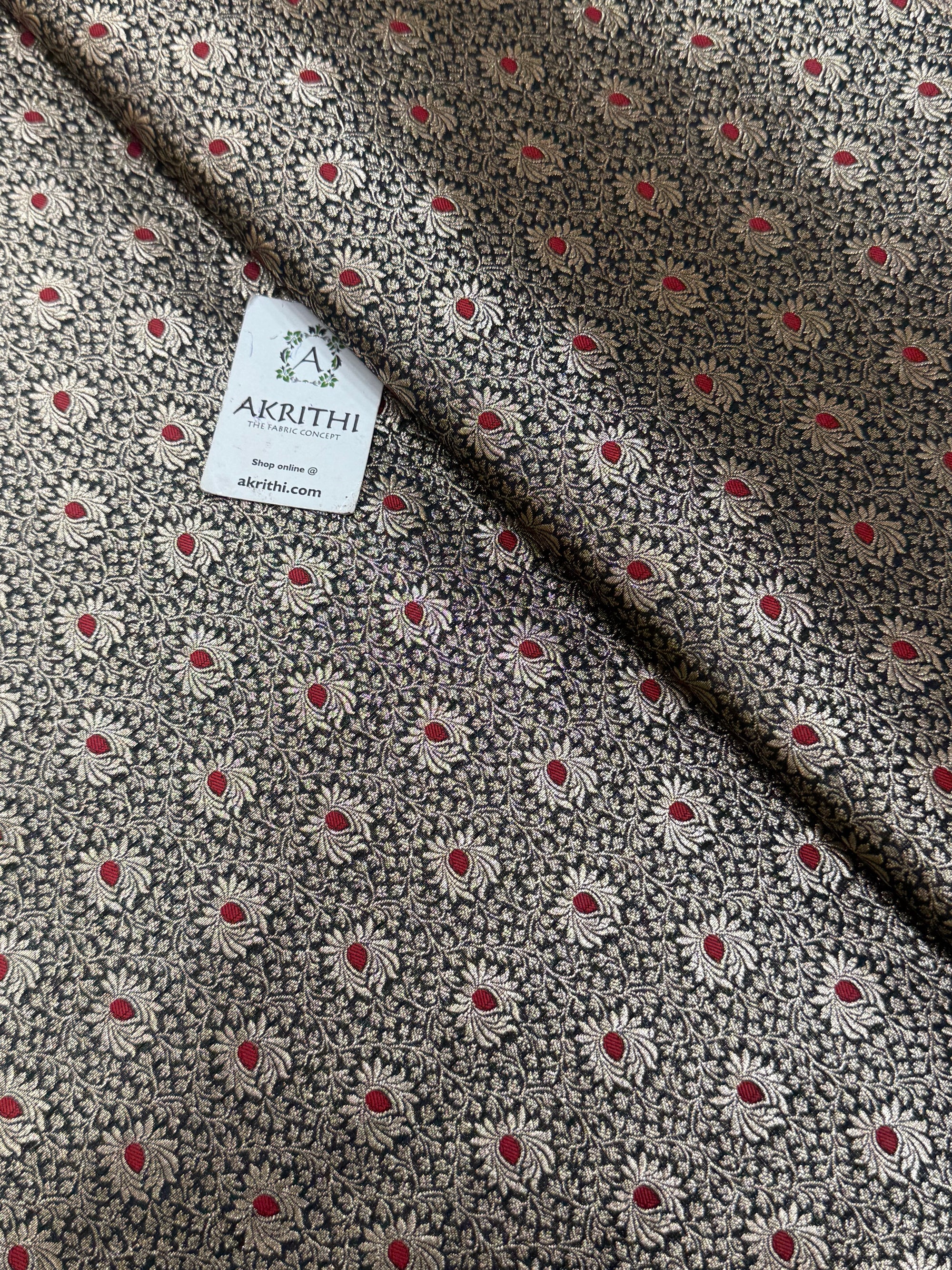 Pure Banarasi brocade fabric