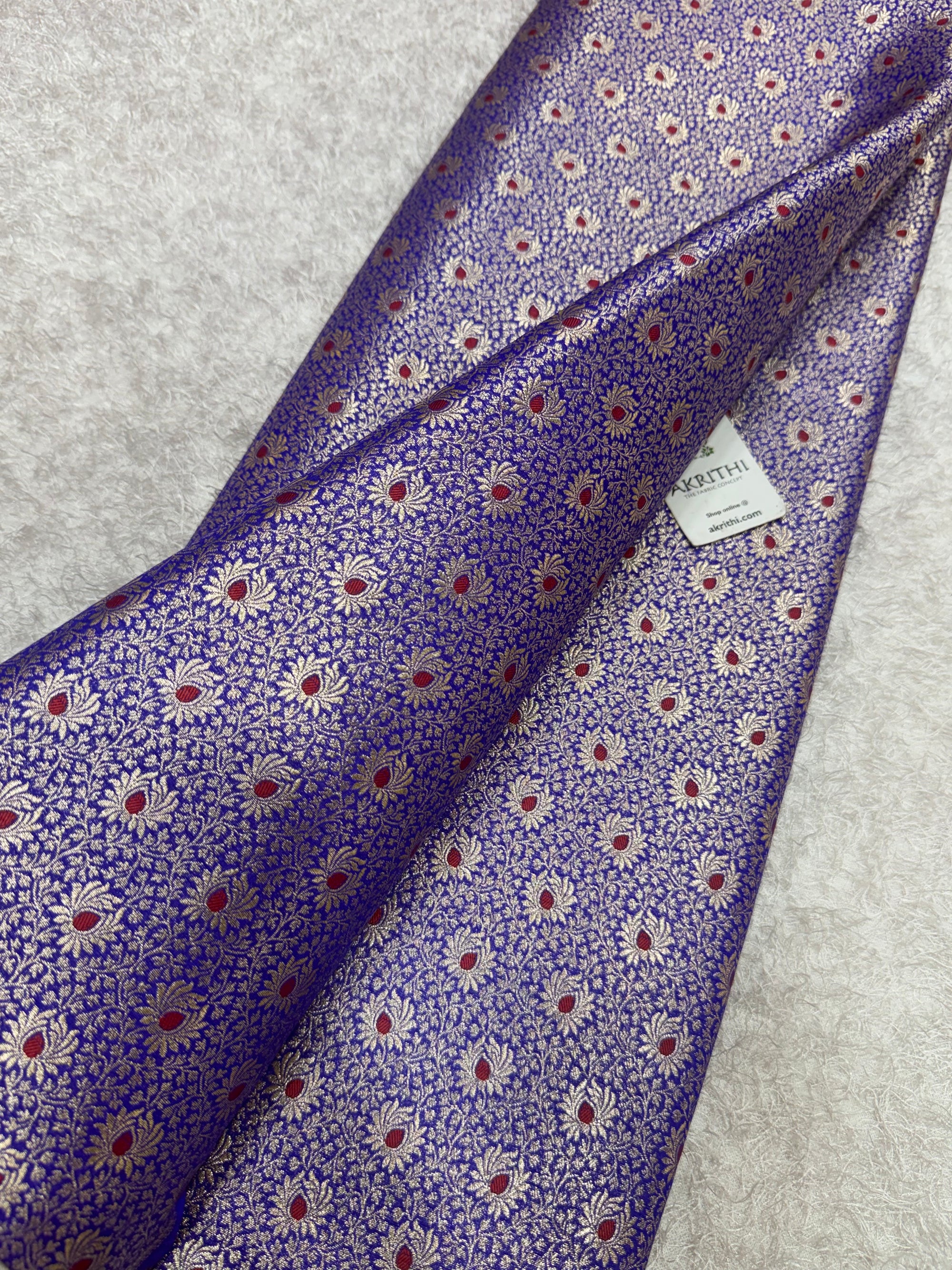 Pure Banarasi brocade fabric