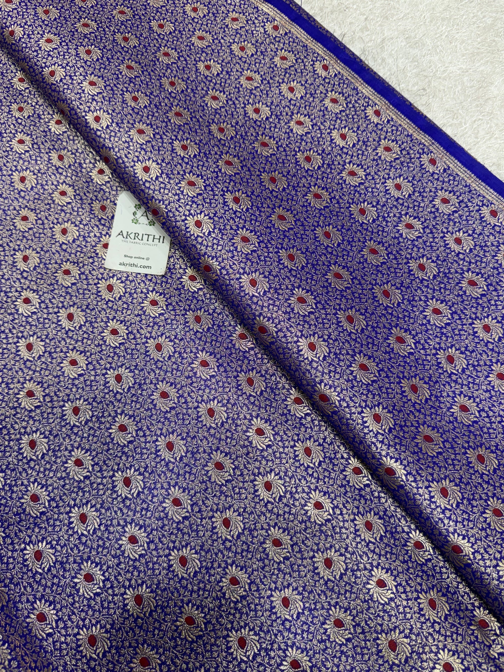 Pure Banarasi brocade fabric
