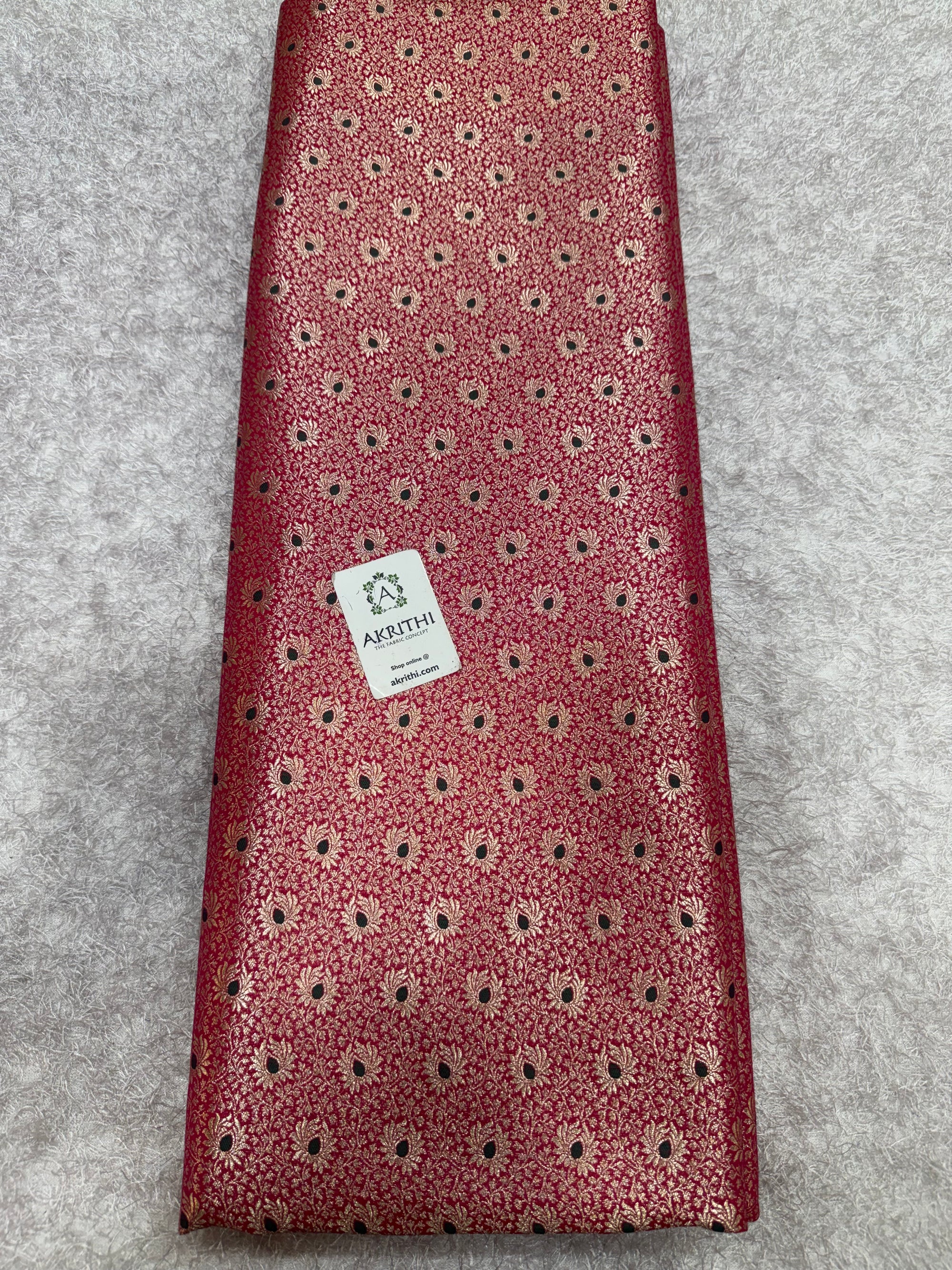 Pure Banarasi brocade fabric