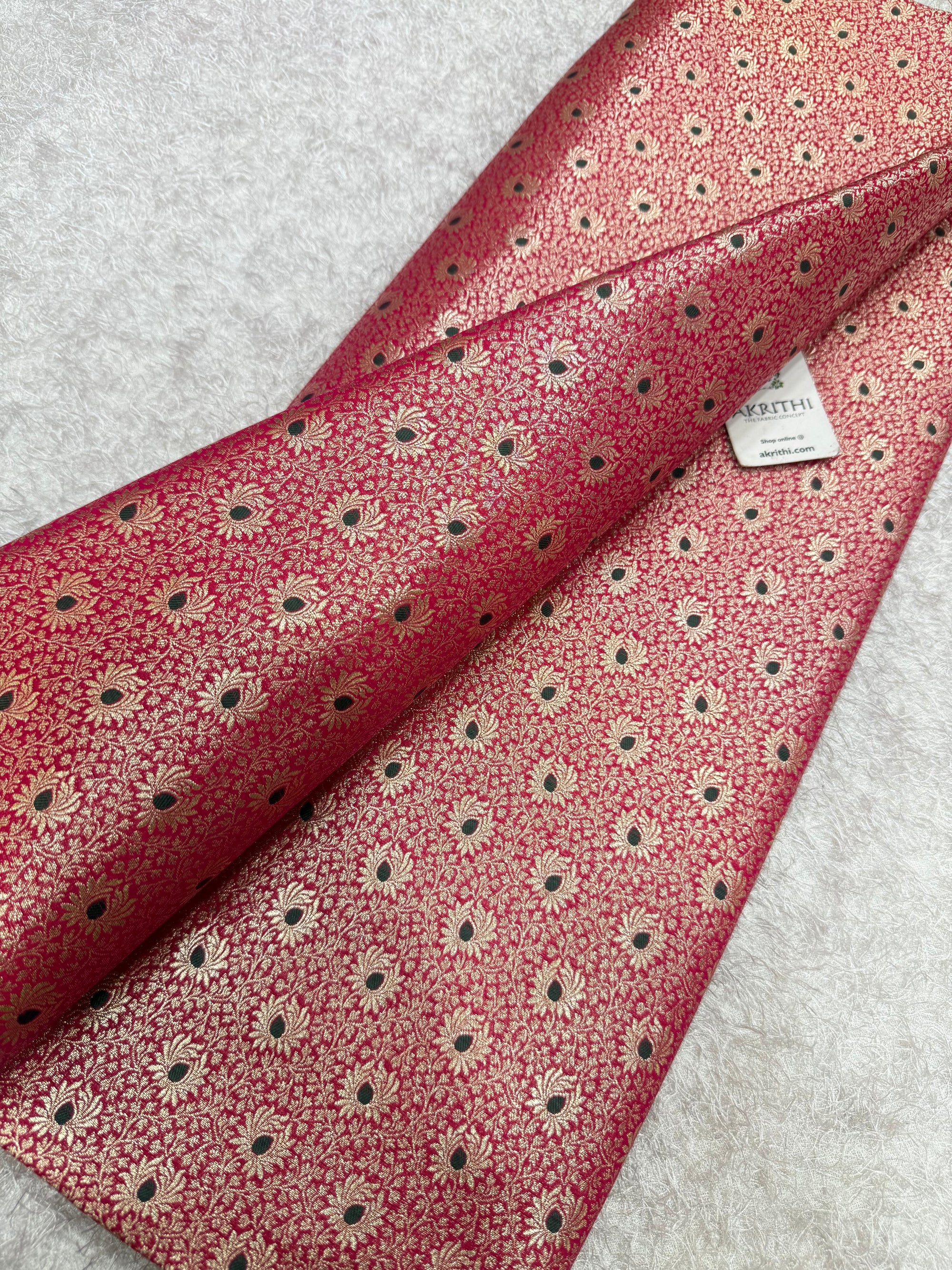 Pure Banarasi brocade fabric