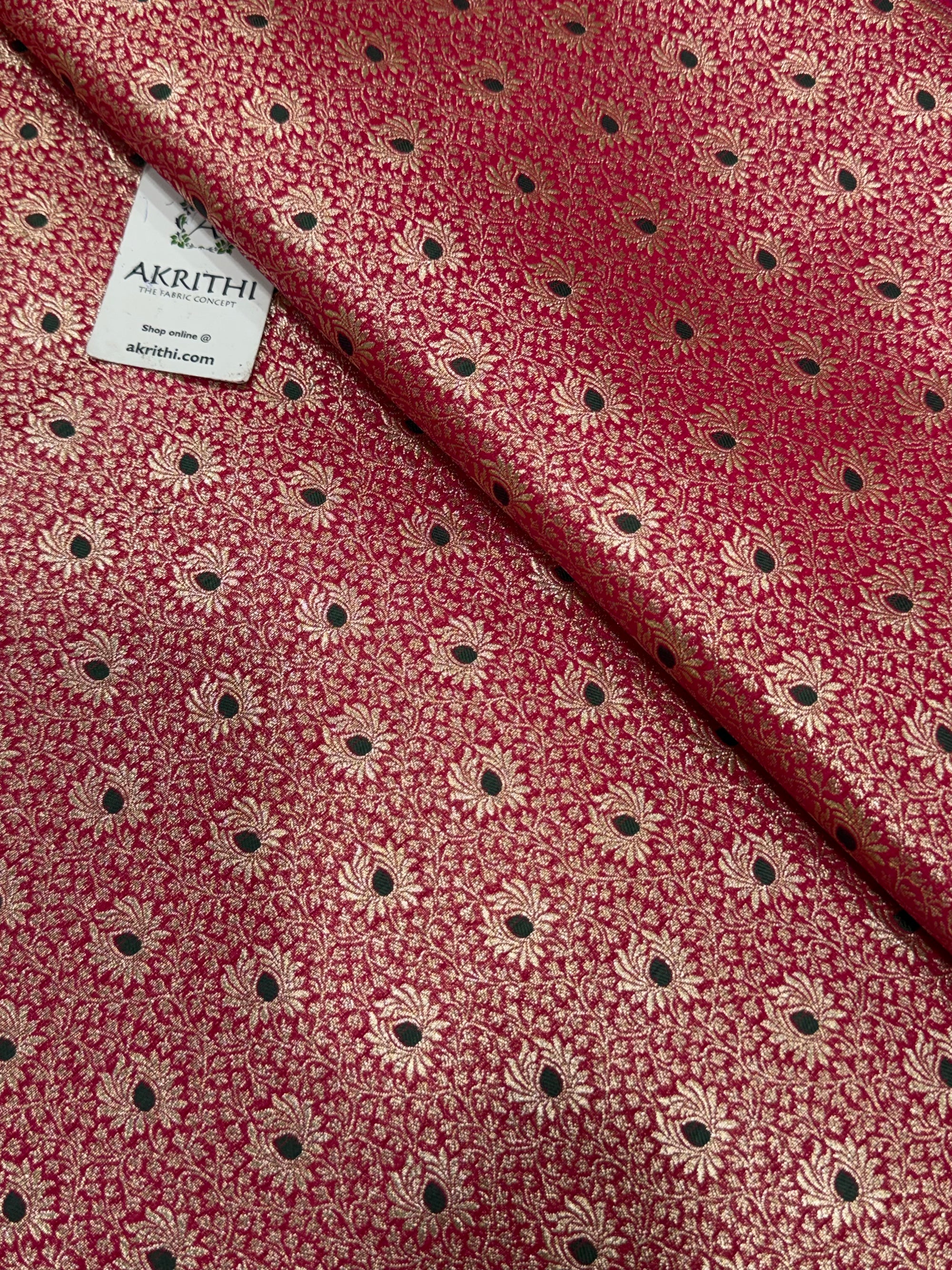Pure Banarasi brocade fabric