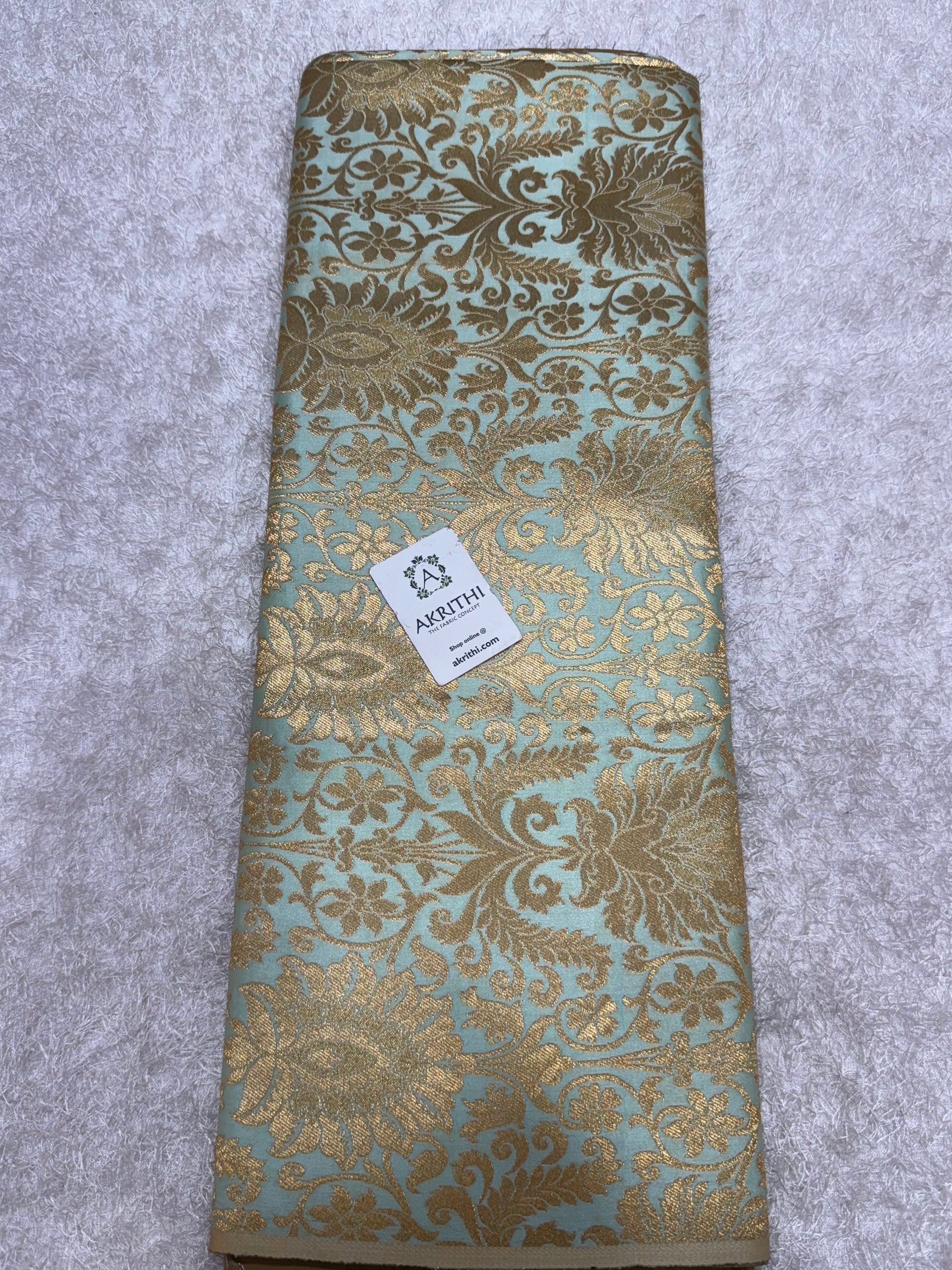 Pure Banarasi brocade fabric