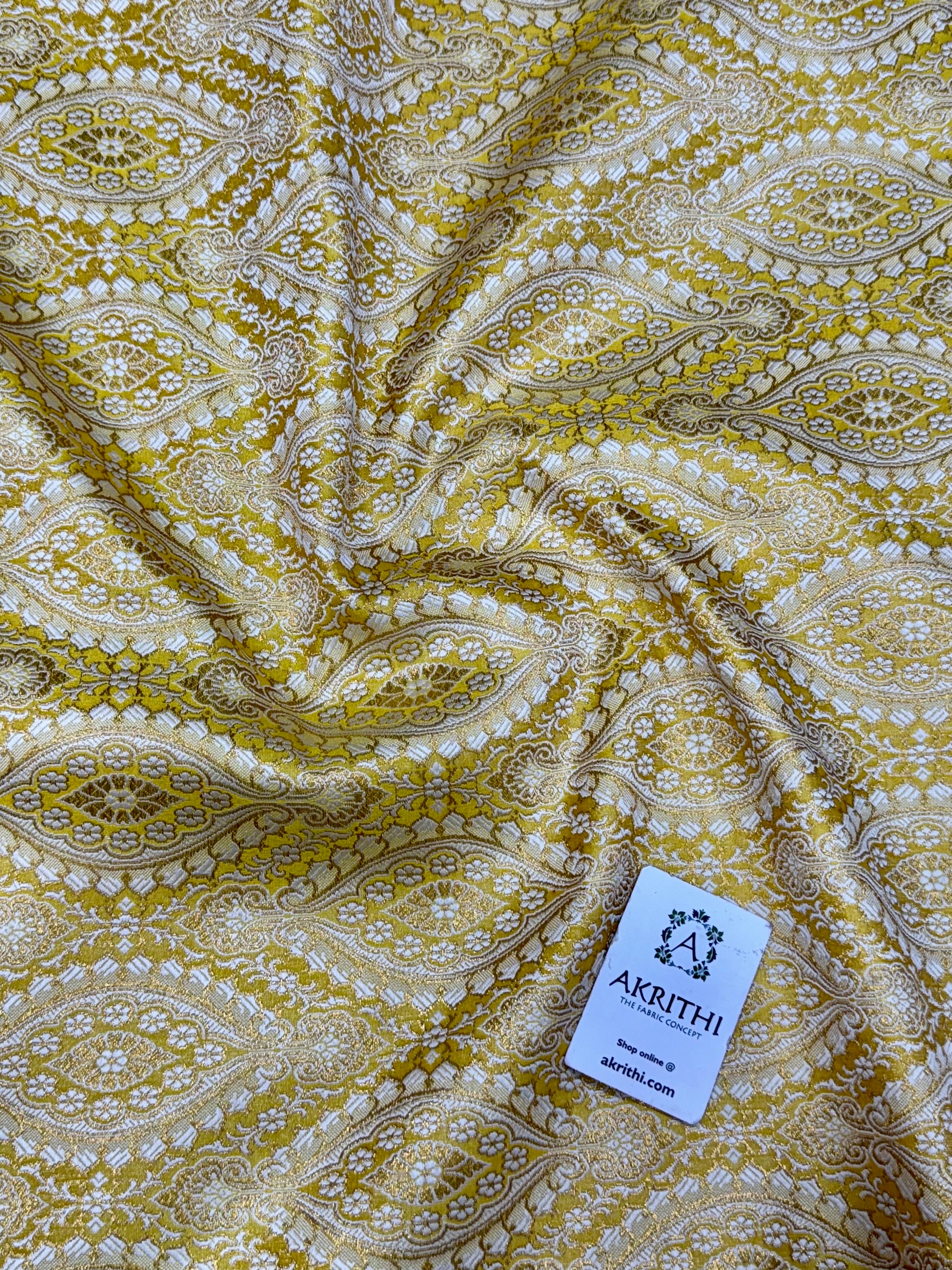 Pure Banarasi brocade fabric