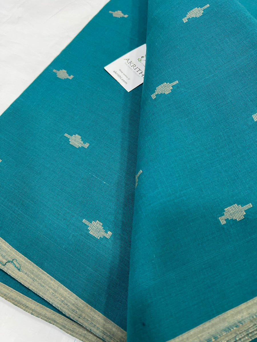 Handloom Woven pure cotton fabric