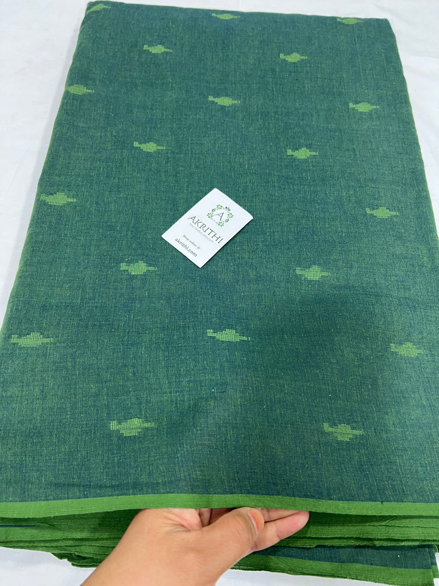 Handloom Woven pure cotton fabric