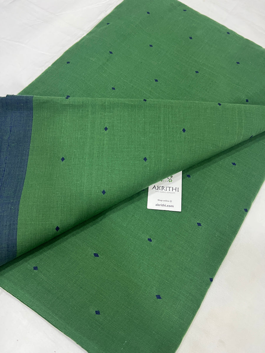 Handloom Woven pure cotton fabric