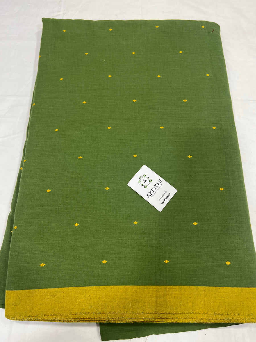 Handloom Woven pure cotton fabric