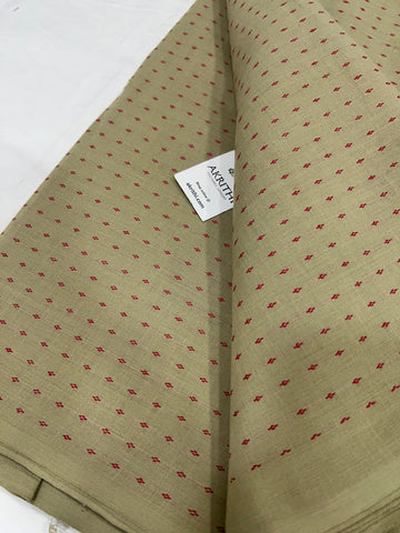 Handloom Woven pure cotton fabric