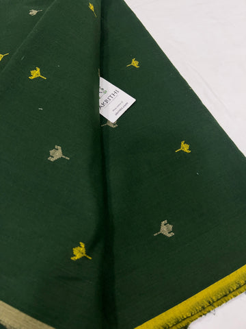 Handloom Woven pure cotton fabric