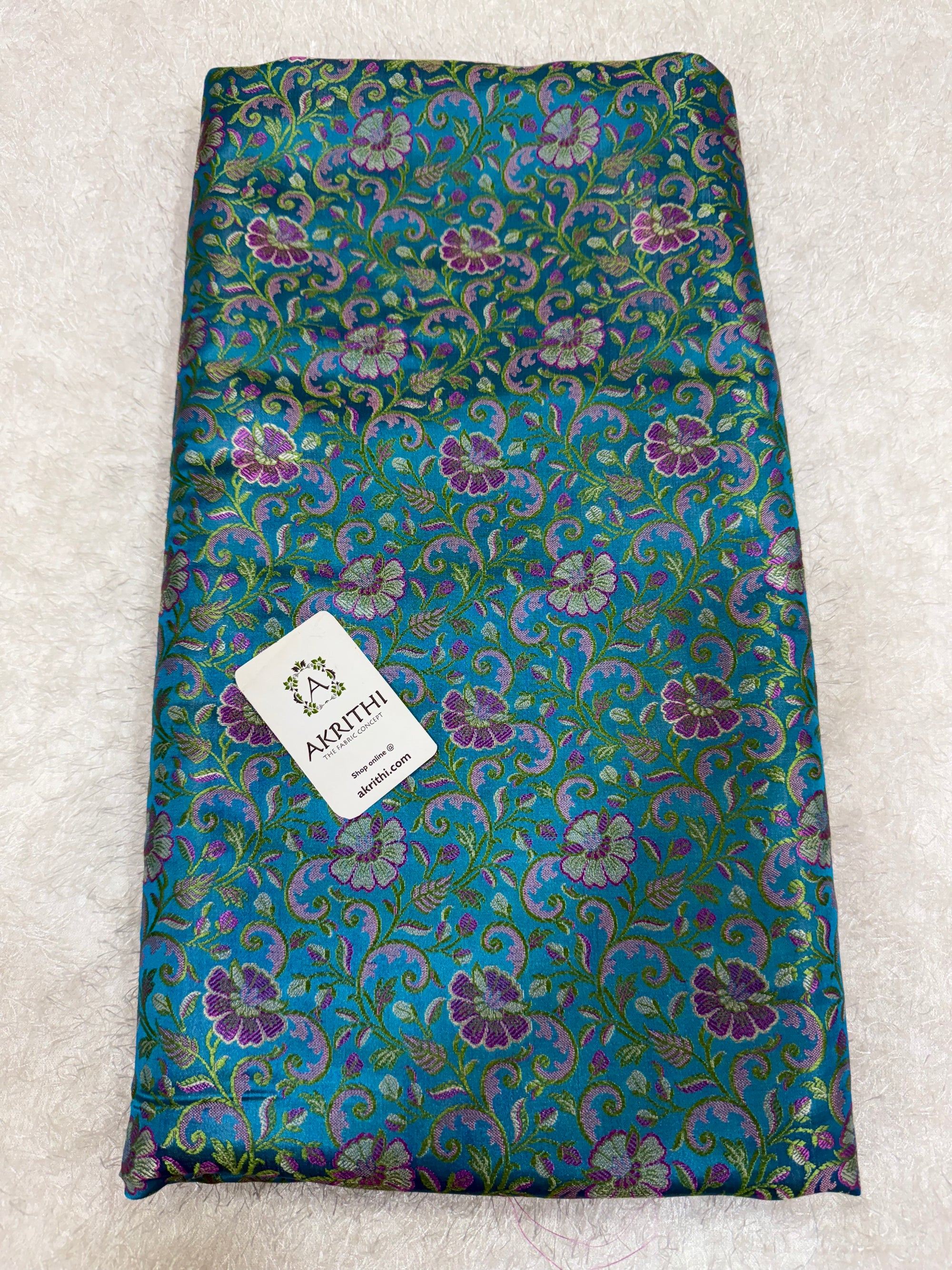 Pure Banarasi brocade fabric