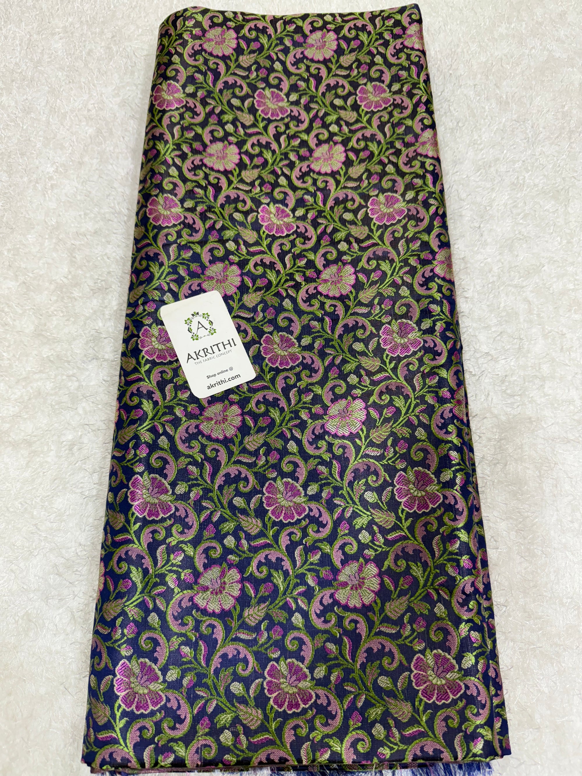 Pure Banarasi brocade fabric
