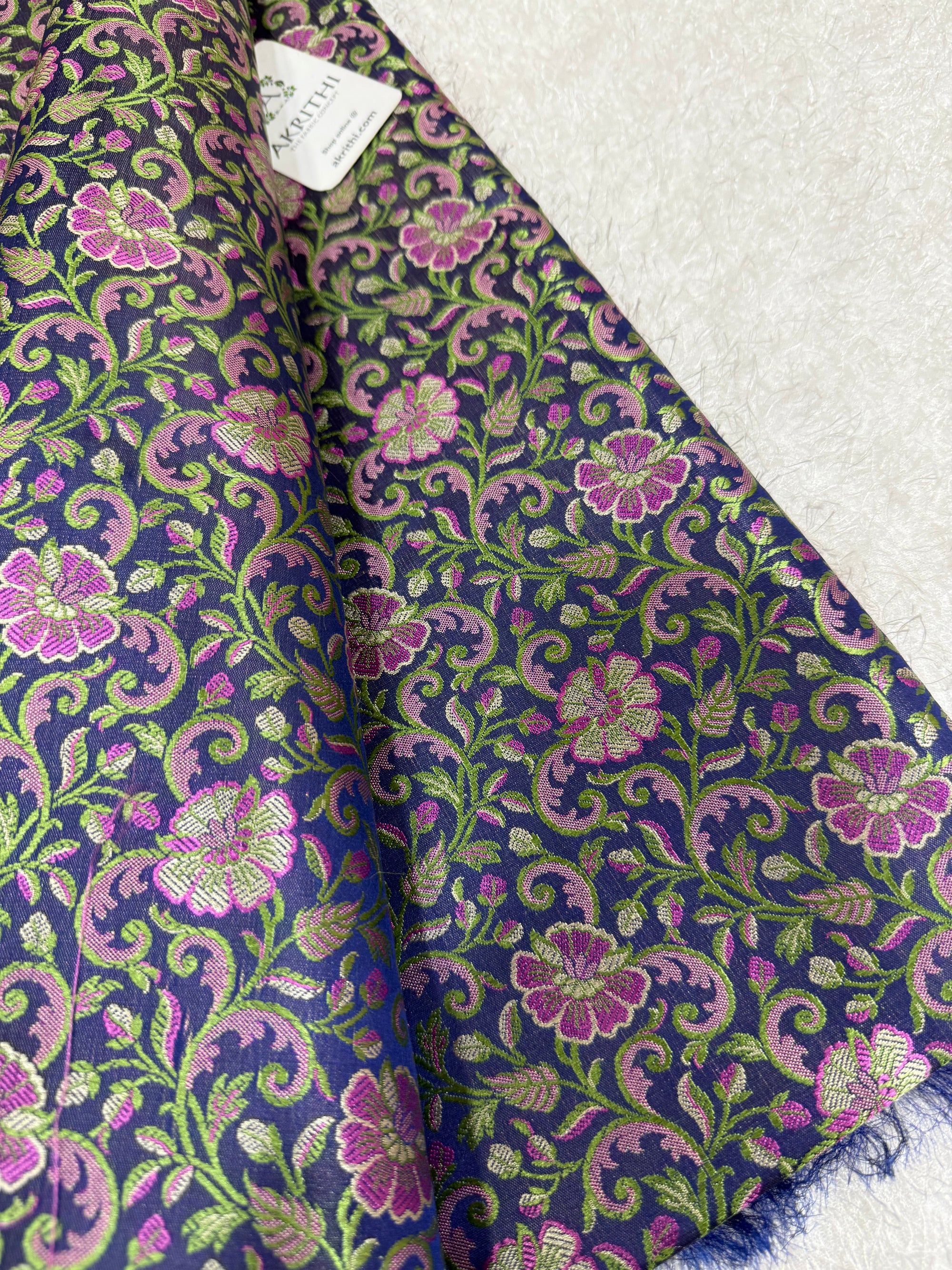Pure Banarasi brocade fabric