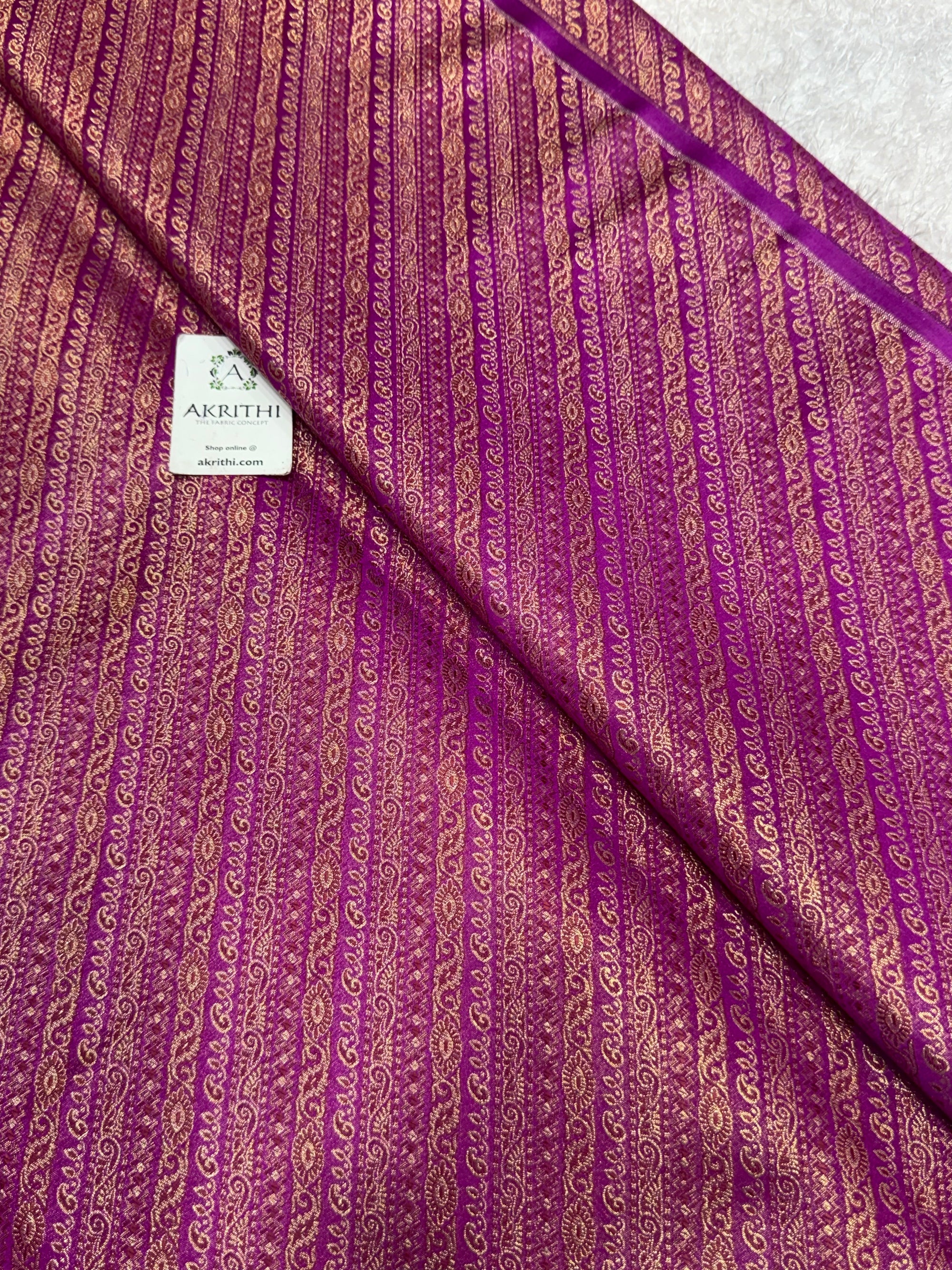 Pure Banarasi brocade fabric
