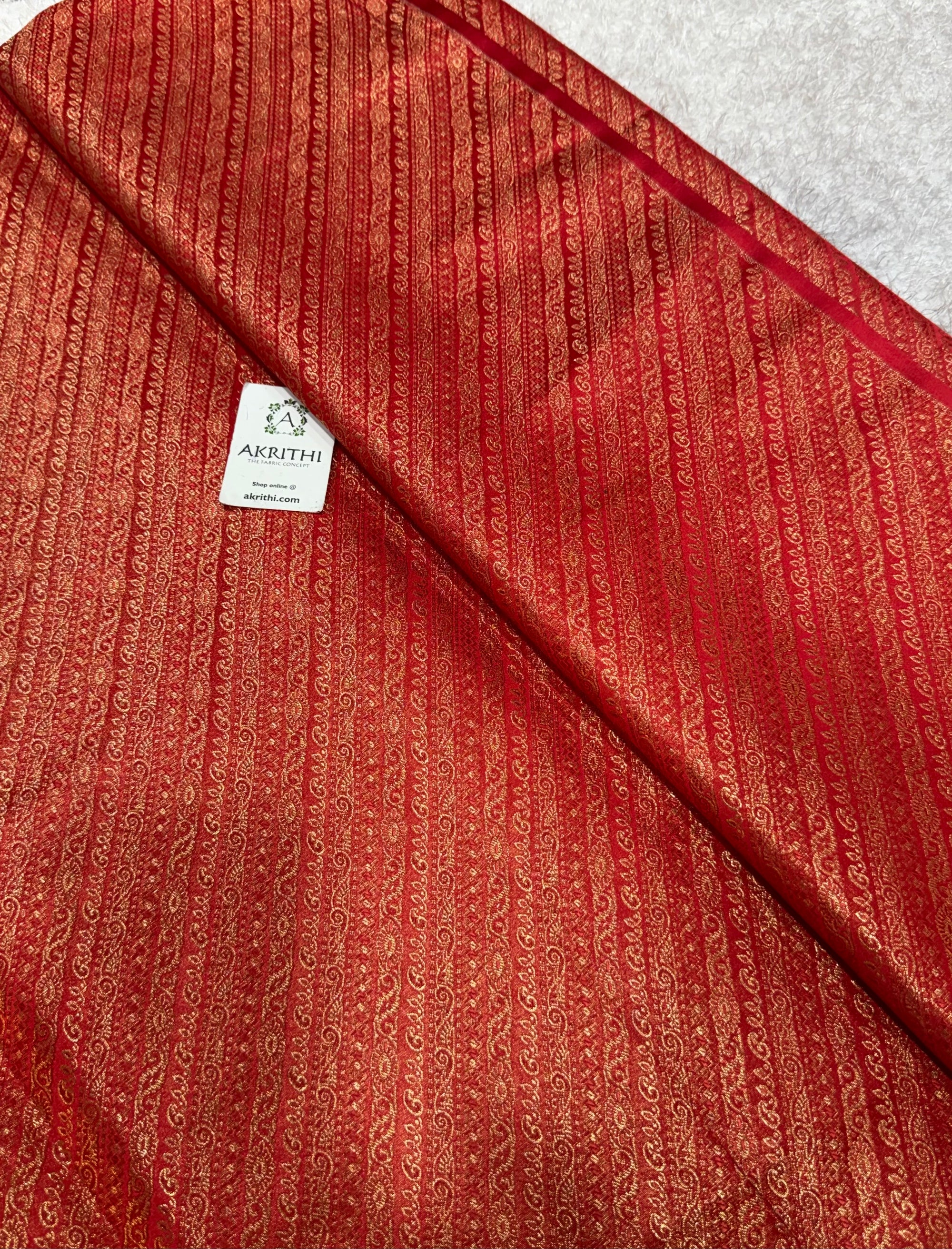 Pure Banarasi brocade fabric