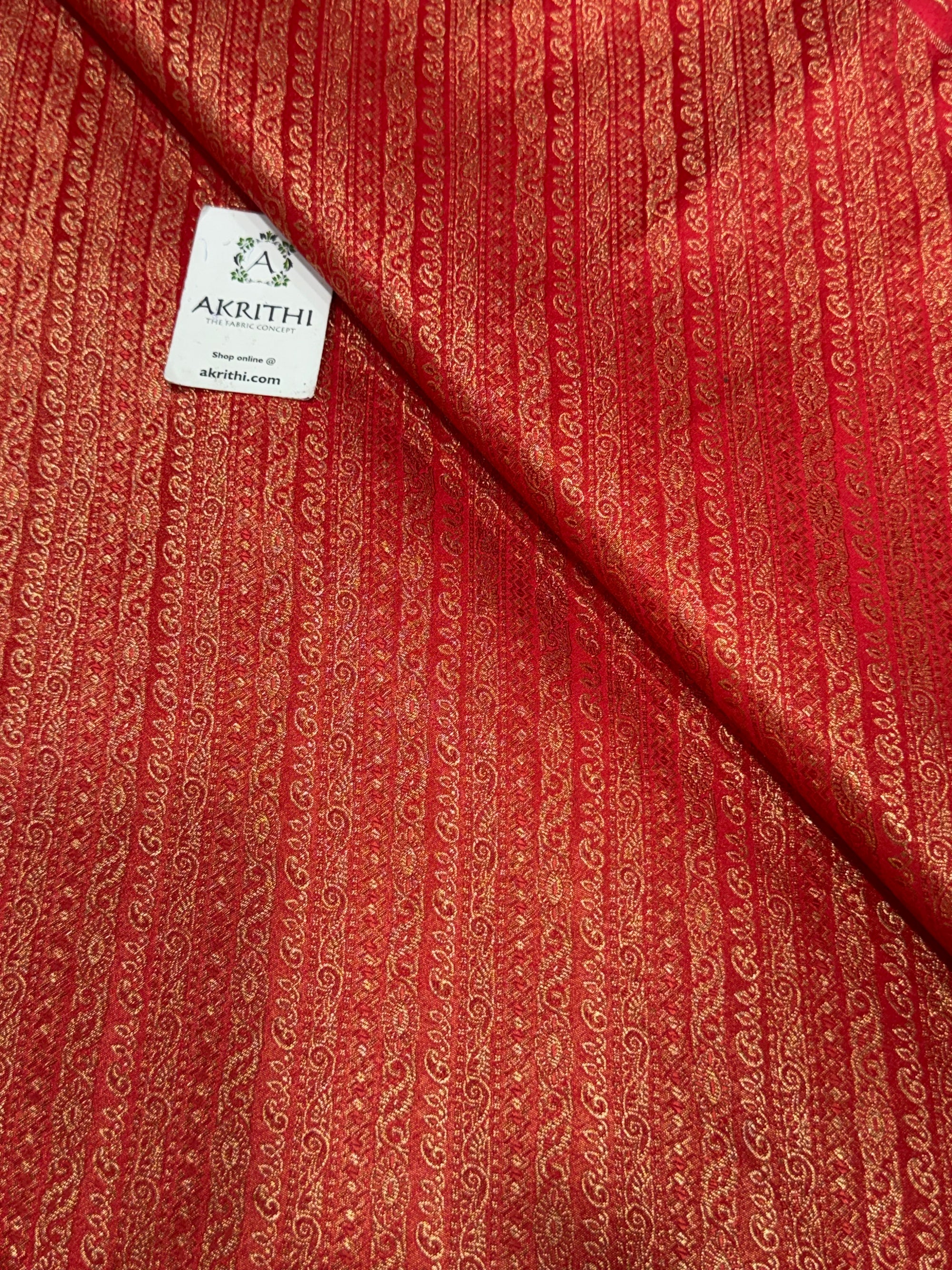 Pure Banarasi brocade fabric
