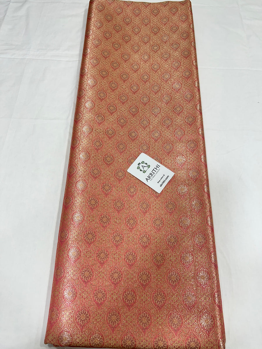 Pure Banarasi brocade fabric