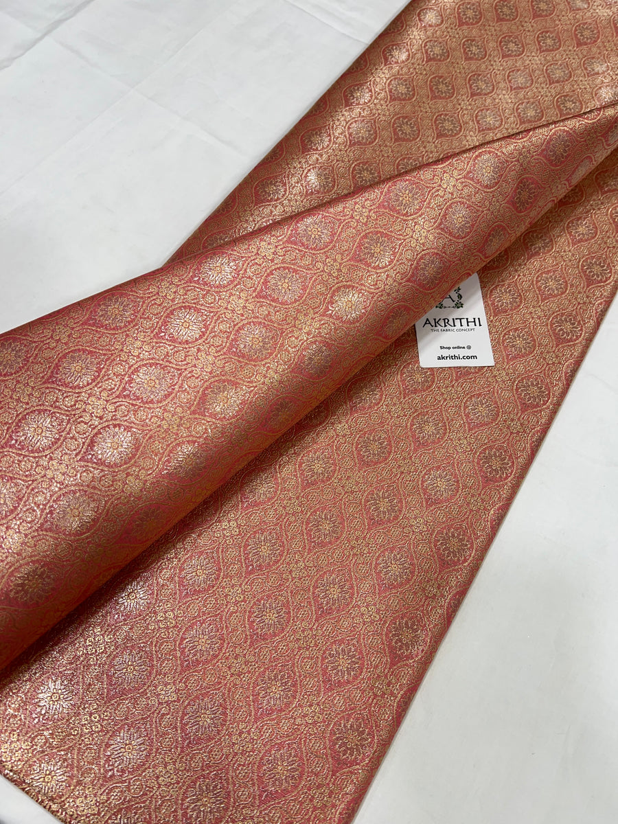 Pure Banarasi brocade fabric