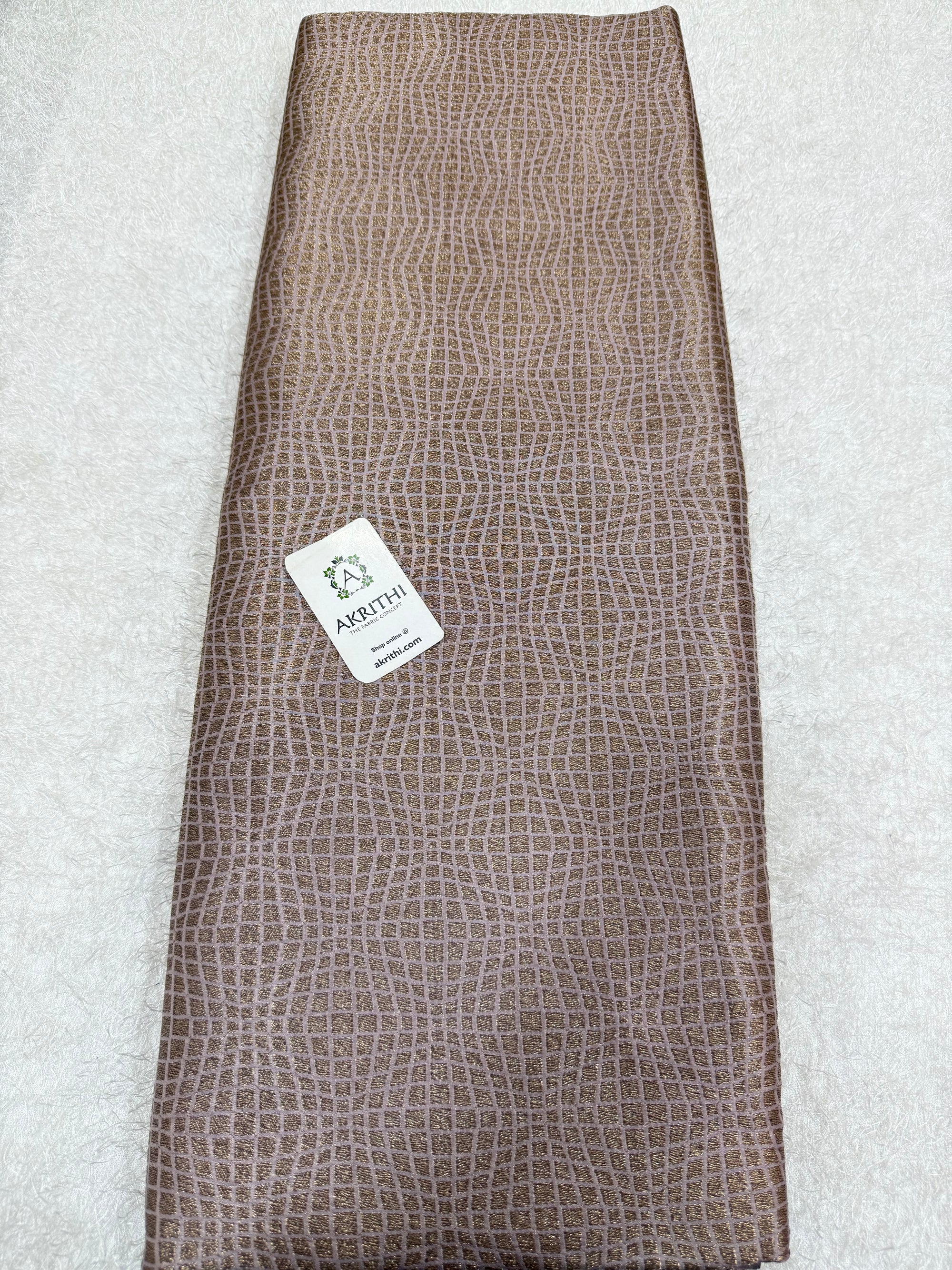 Pure silk Handloom Banarasi brocade fabric