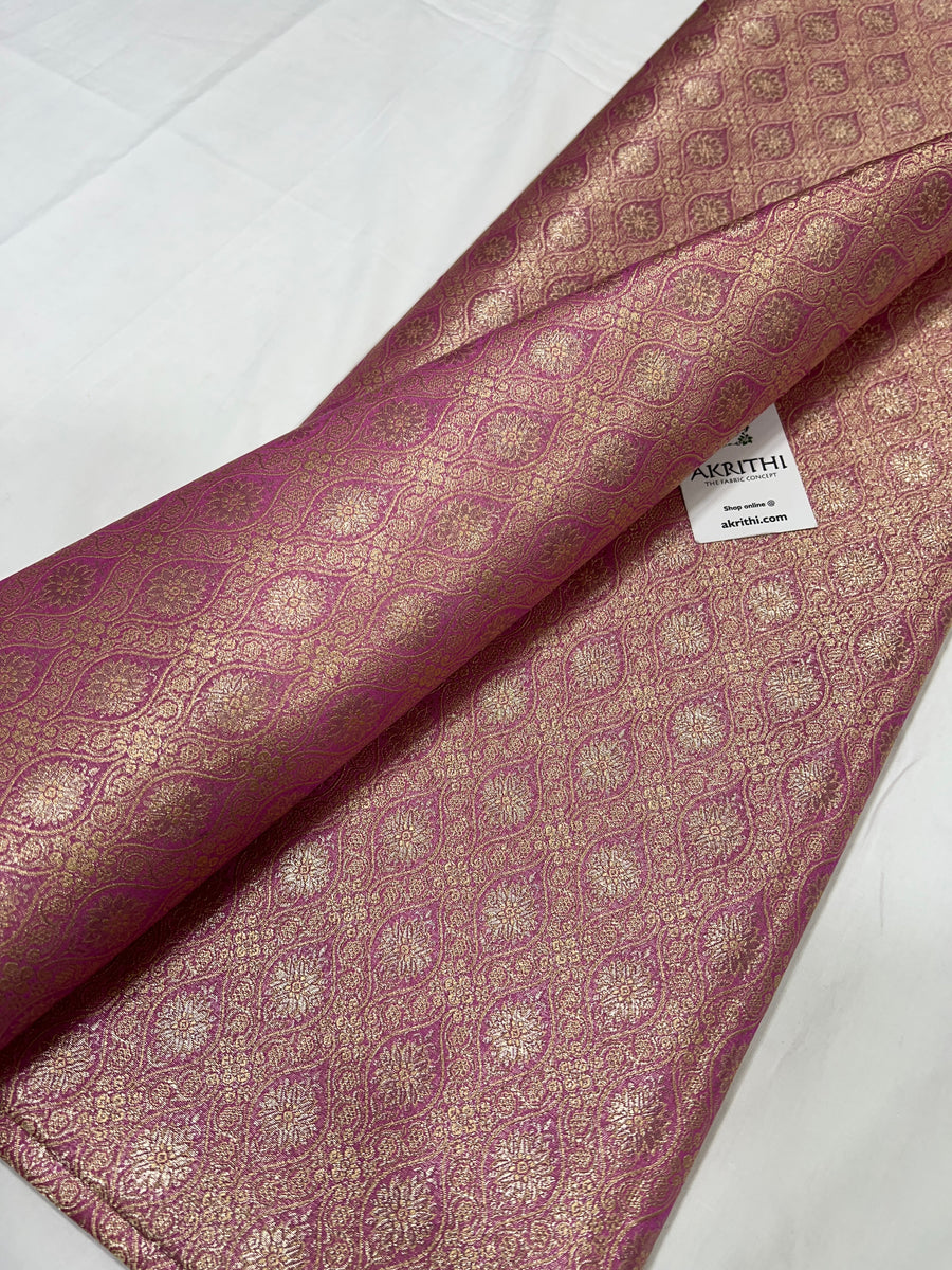 Pure Banarasi brocade fabric