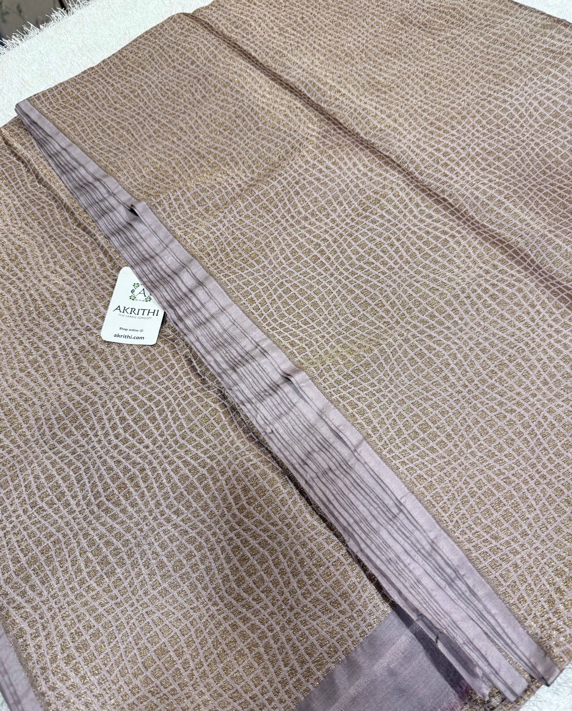 Pure silk Handloom Banarasi brocade fabric