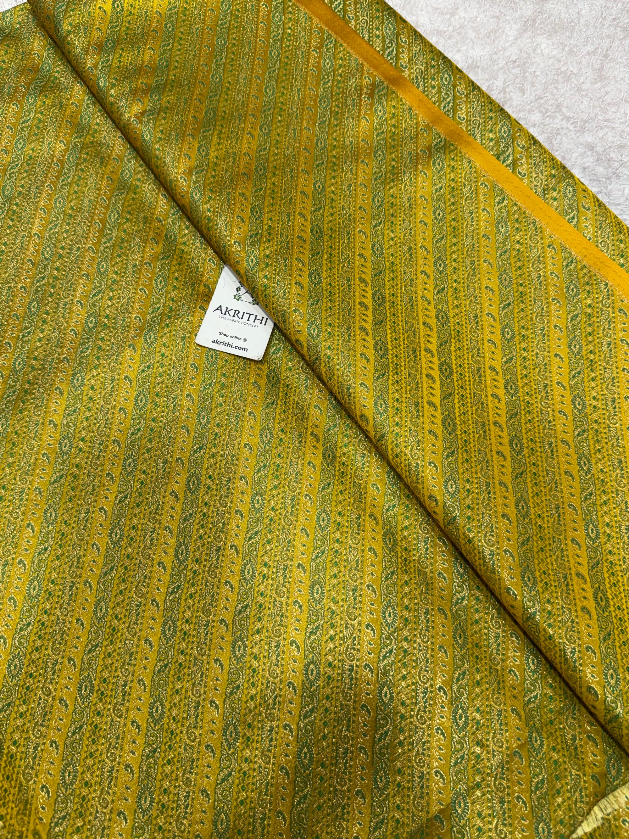 Pure Banarasi brocade fabric
