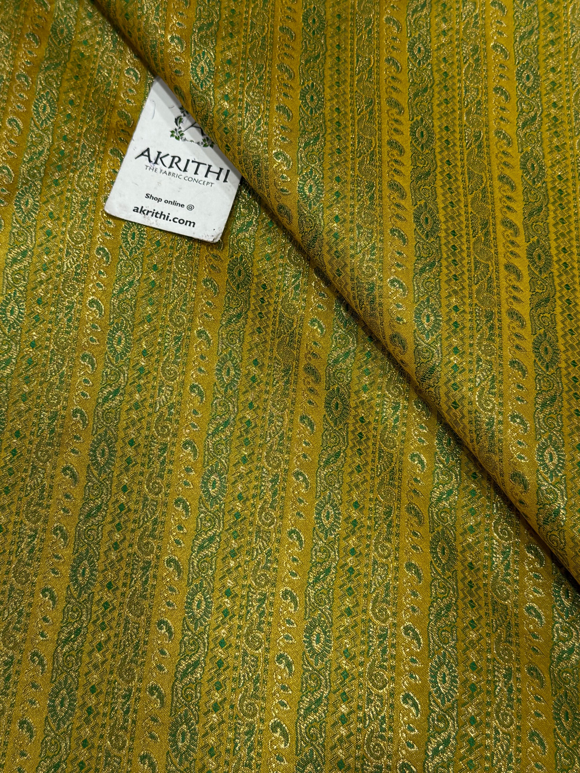 Pure Banarasi brocade fabric